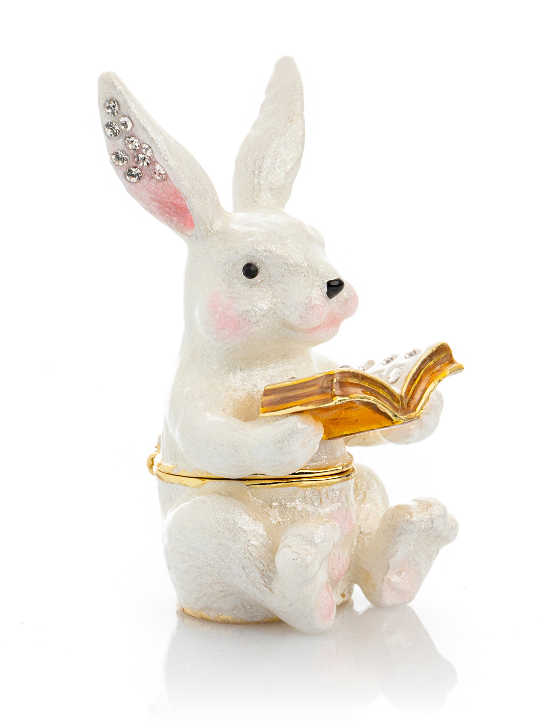 Keren Kopal bunny Sitting and Reading a Book