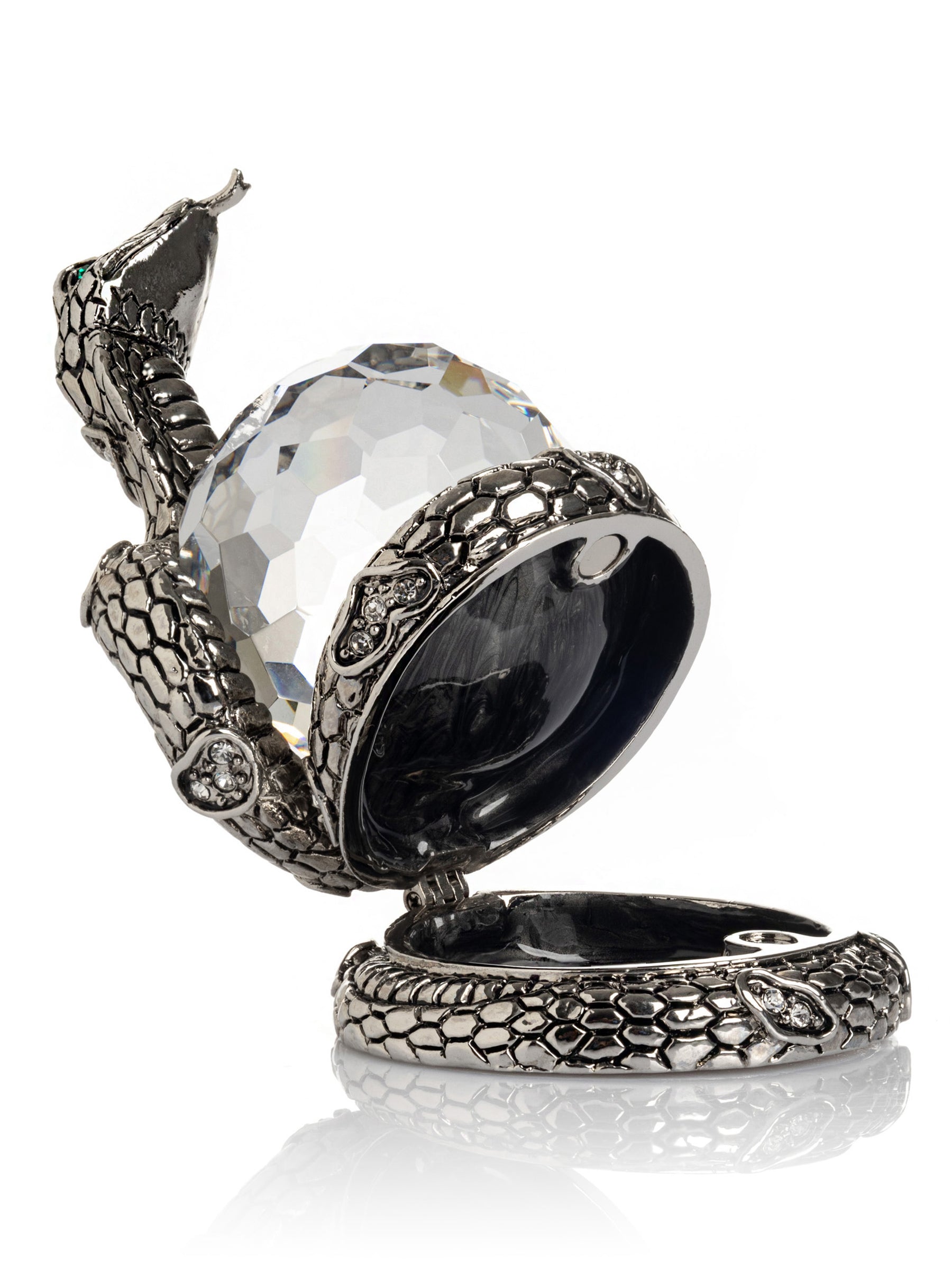 Keren Kopal Snake Holding Crystal