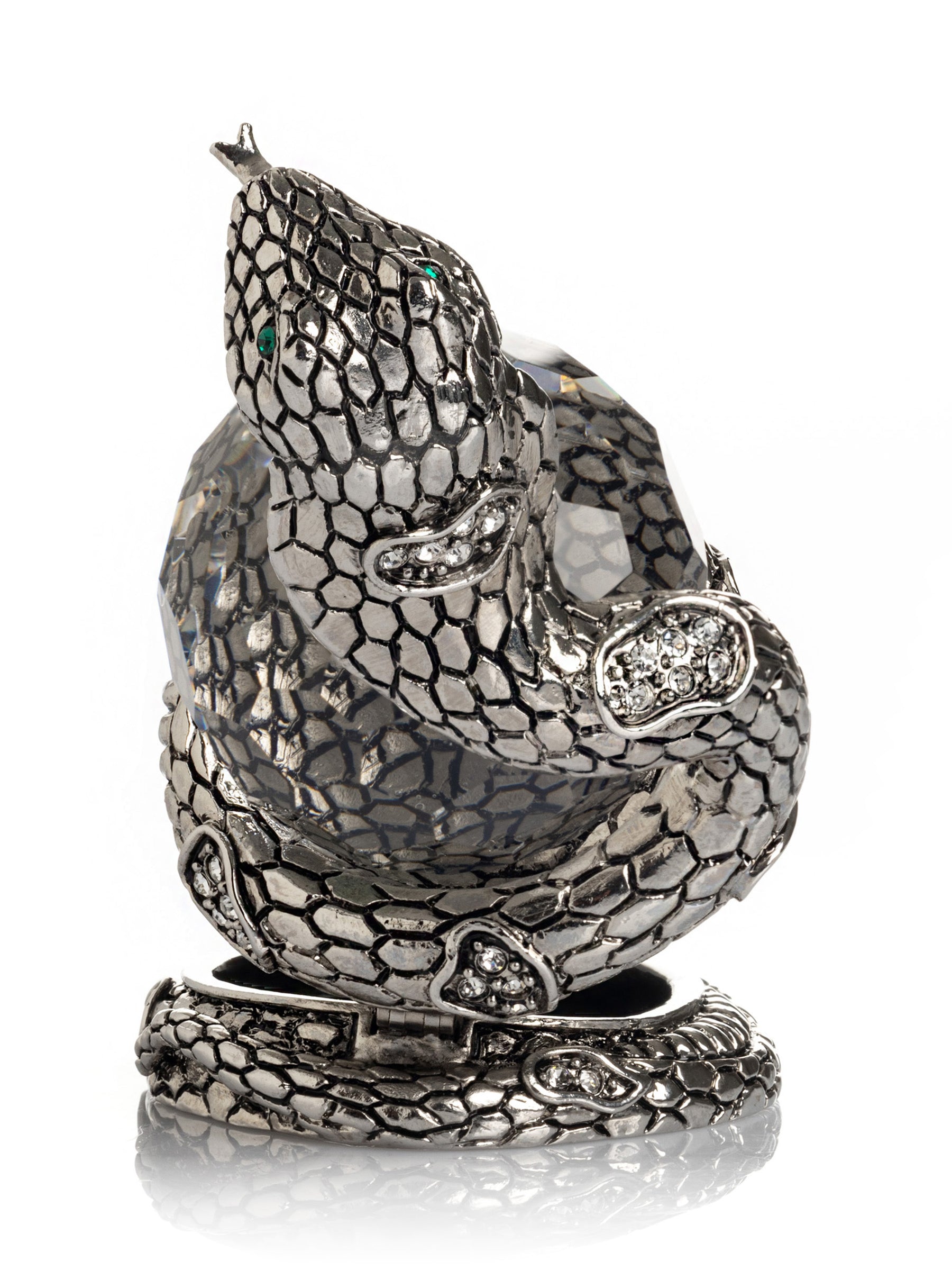 Keren Kopal Snake Holding Crystal