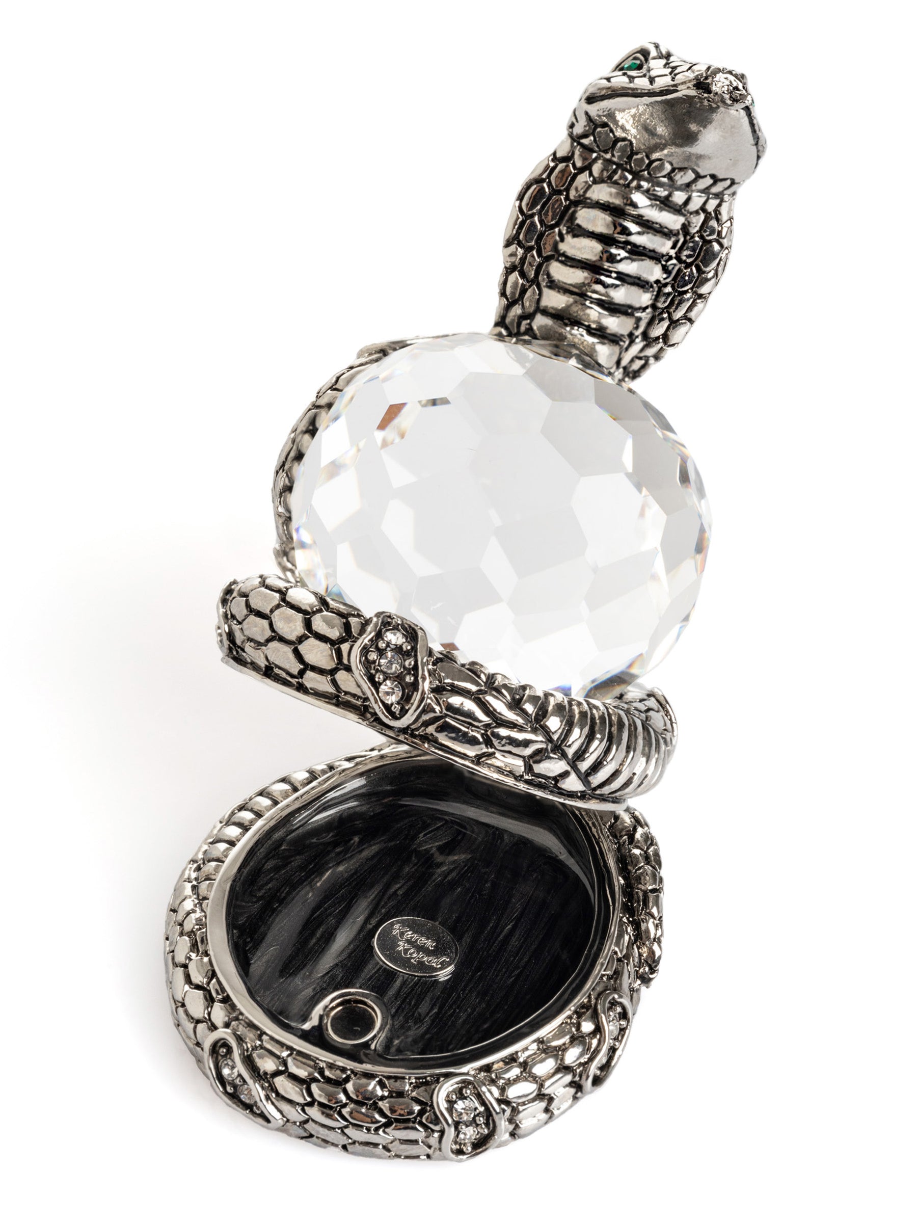 Keren Kopal Snake Holding Crystal