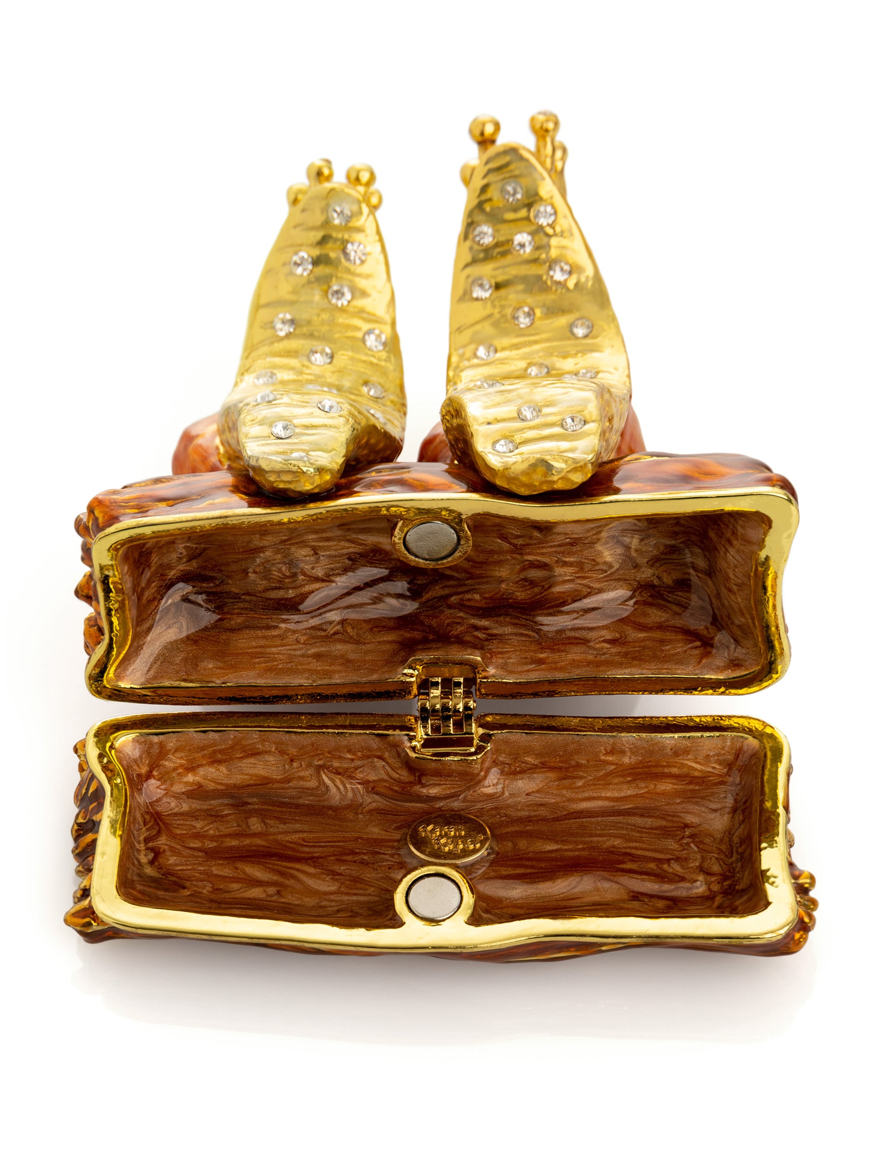 Keren Kopal Snails Sitting on a Log