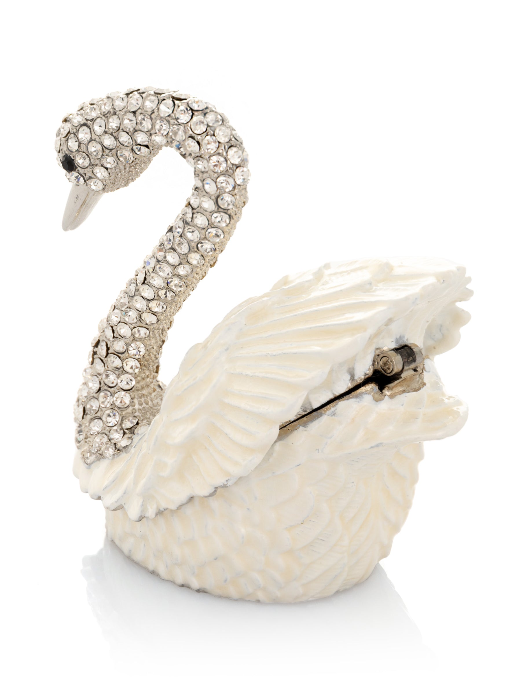 Keren Kopal White Swan with crystal neck