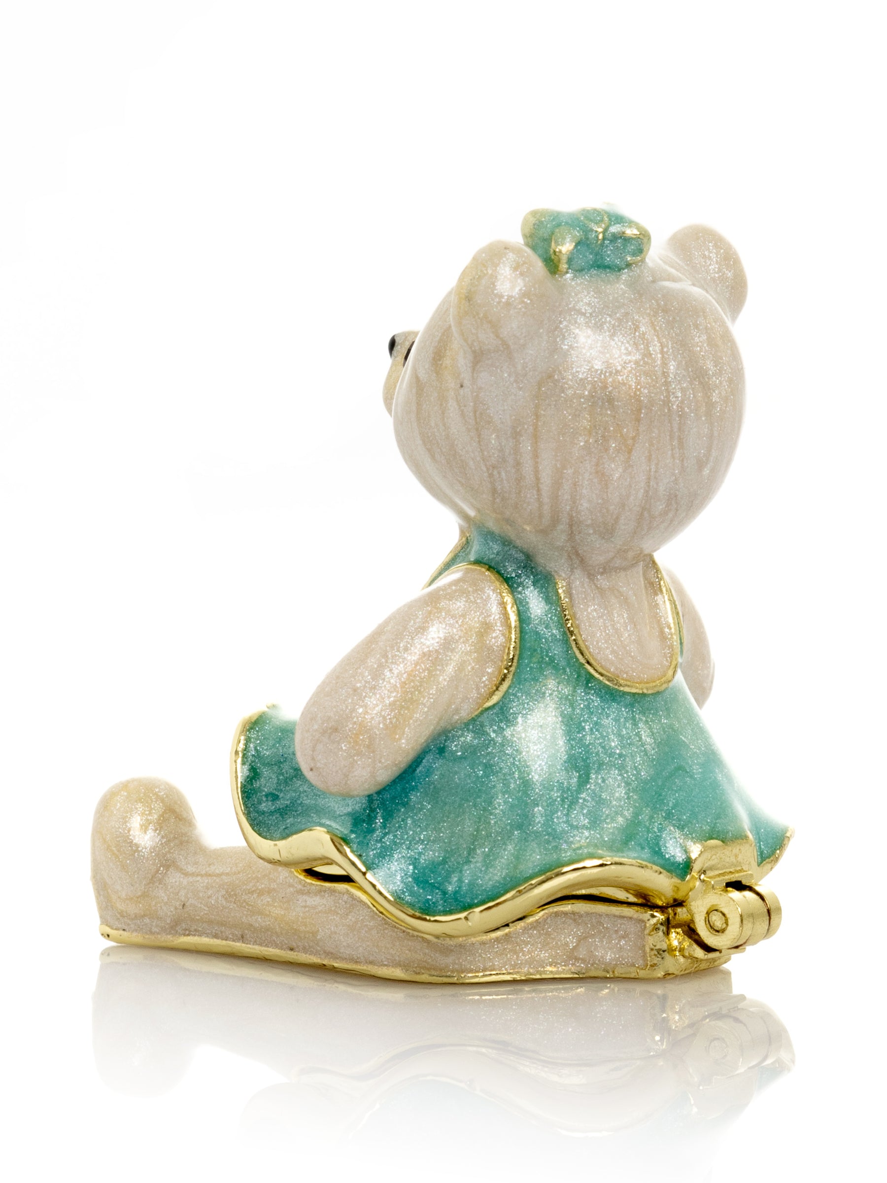 Keren Kopal Teddy Bear with Turquoise Dress