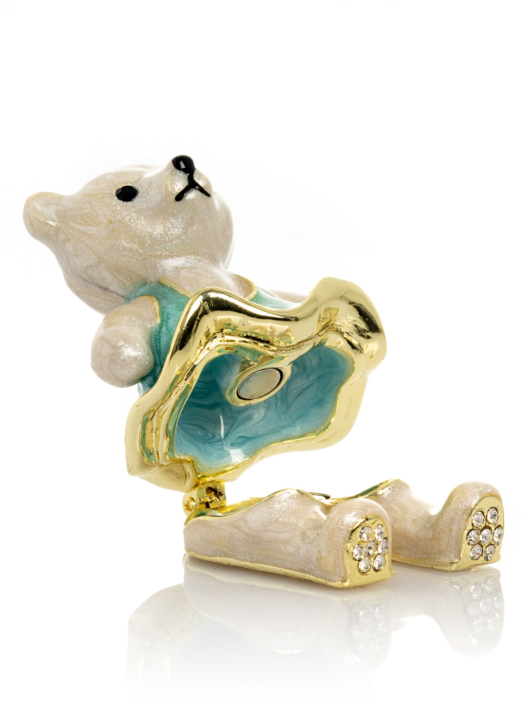 Keren Kopal Teddy Bear with Turquoise Dress