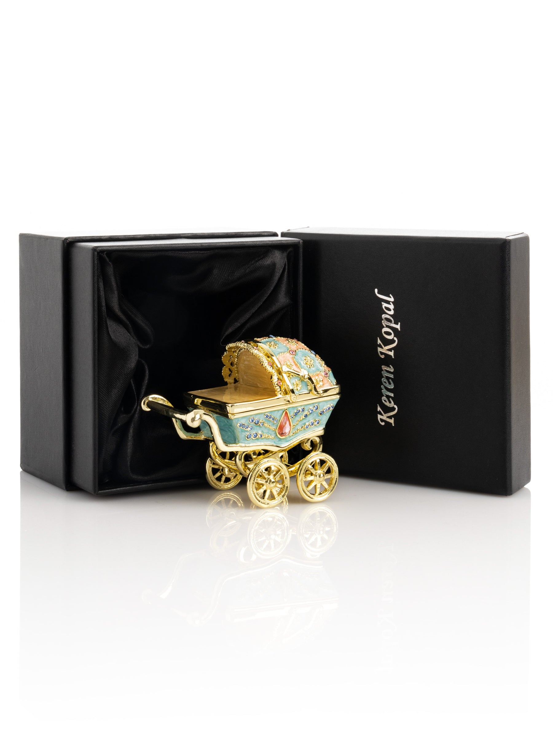 Keren Kopal Baby Carriage trinket box