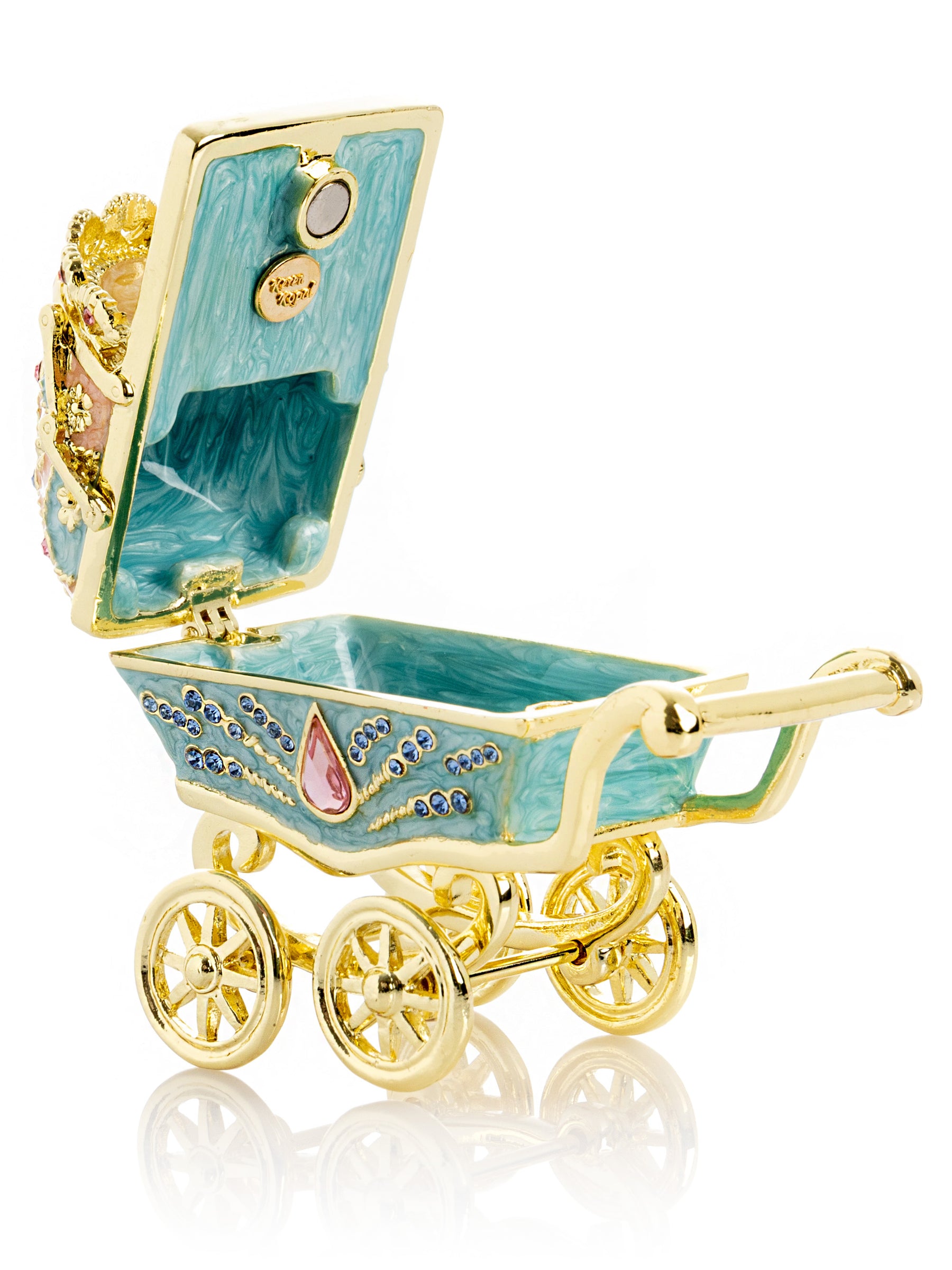 Keren Kopal Baby Carriage trinket box