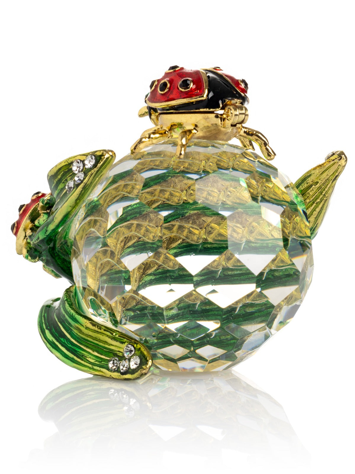 Keren Kopal Cute Ladybugs on Crystal