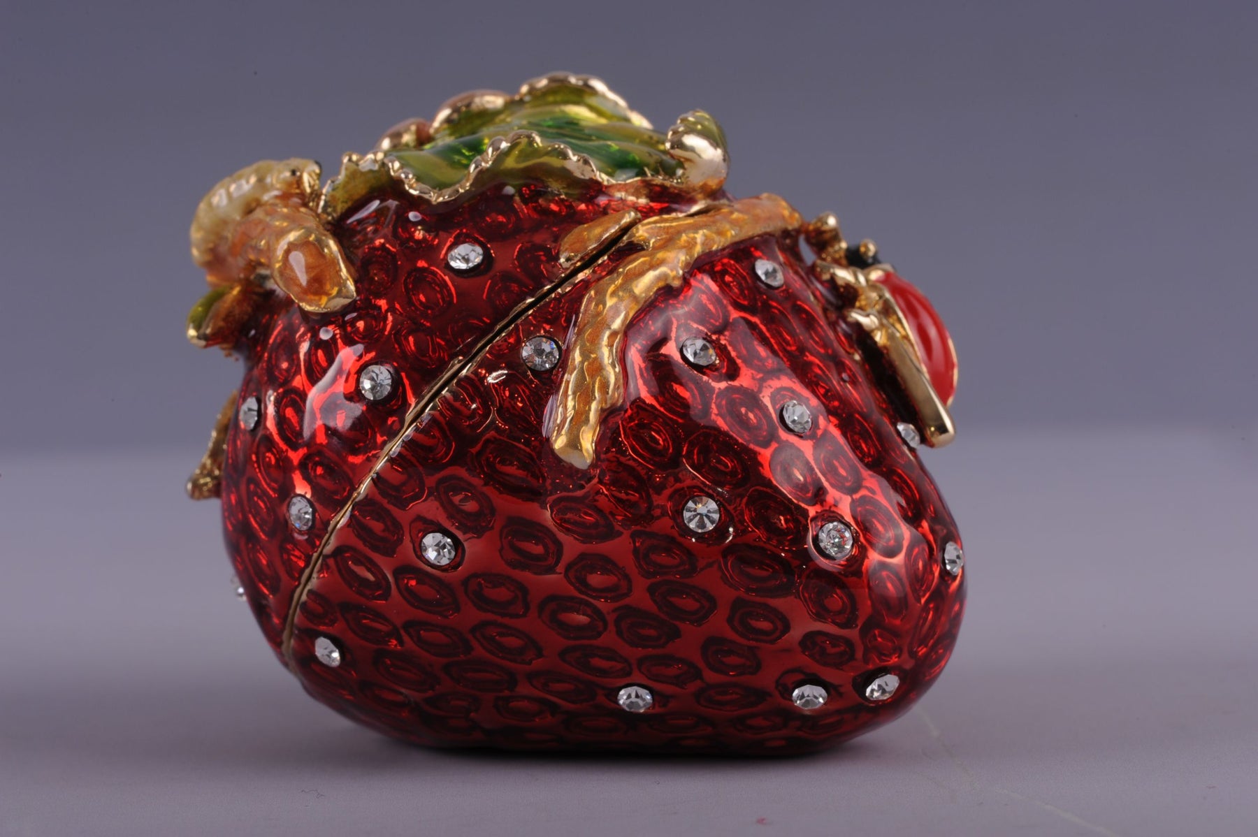 Keren Kopal Bee on a Red Strawberry