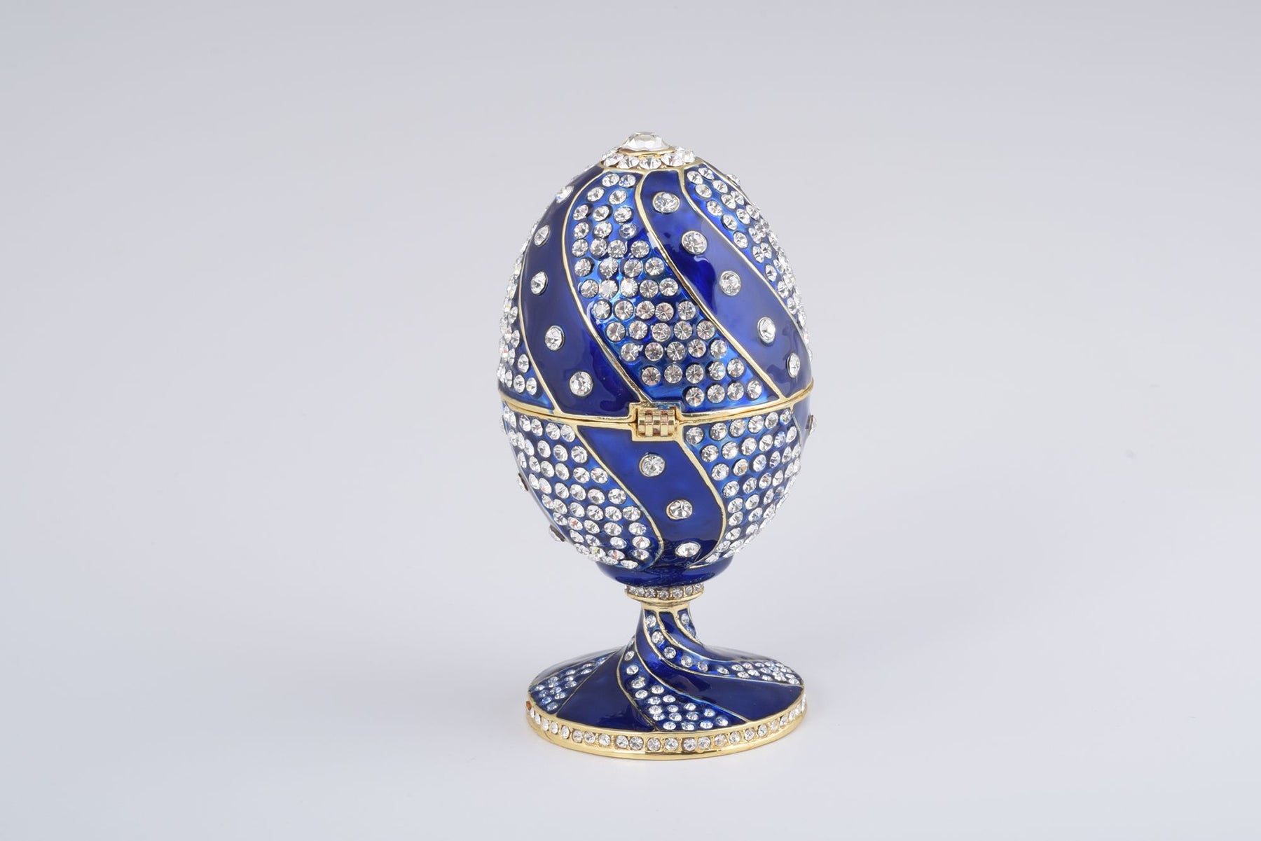 Keren Kopal Blue with Crystals Faberge Egg