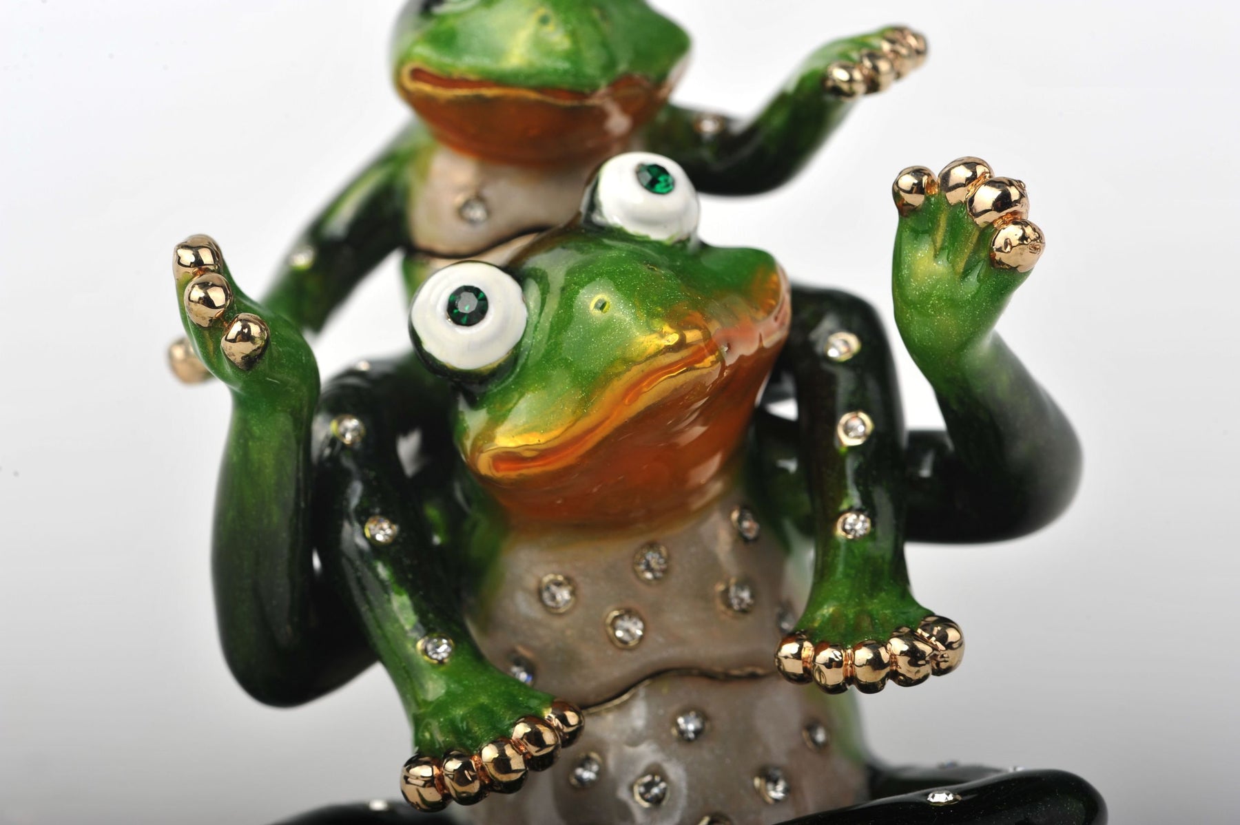 Keren Kopal Baby Frog sitting on a Frog