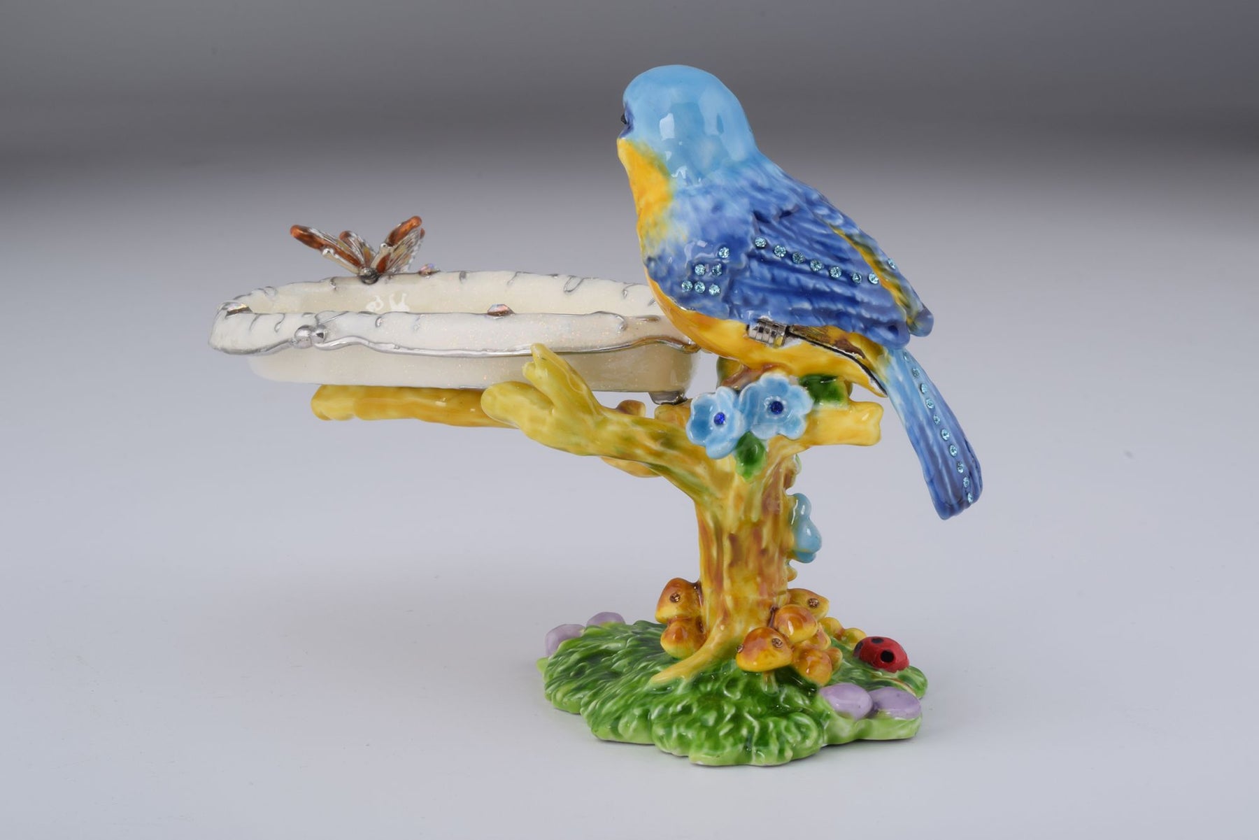 Keren Kopal Blue & Yellow Tanager Bird on a Tree