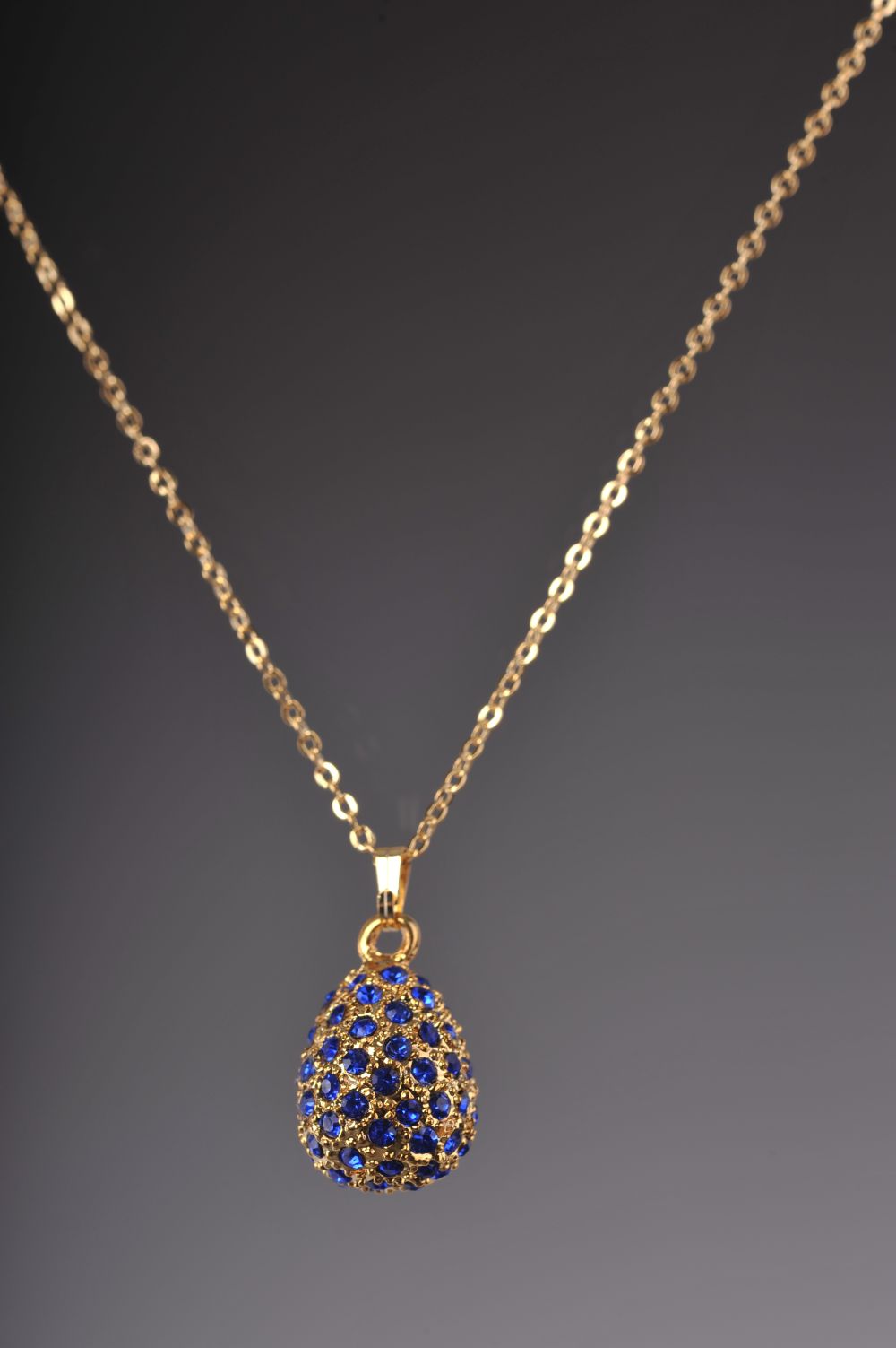 Keren Kopal Blue Egg Pendant Necklace