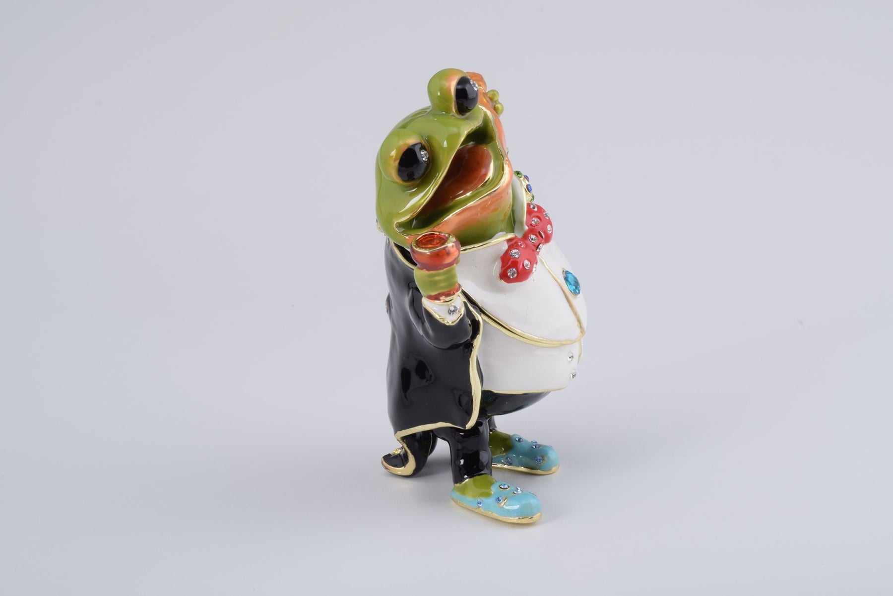 Keren Kopal Business Frog Holding a Cigar
