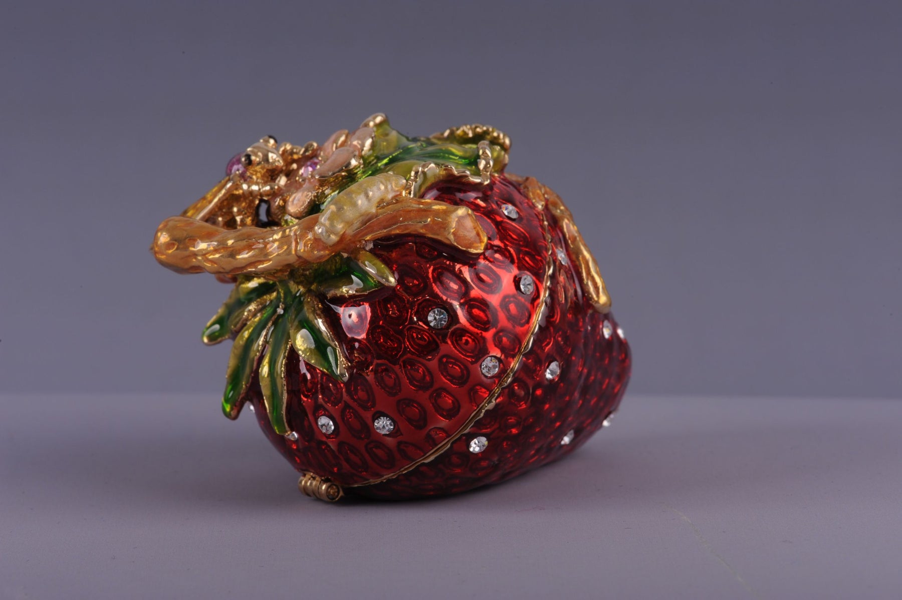 Keren Kopal Bee on a Red Strawberry