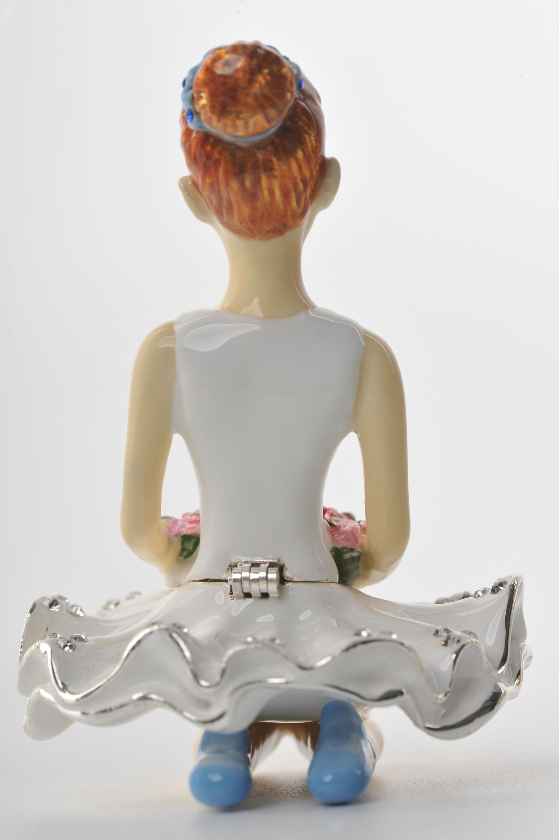 Keren Kopal Ballet Dancer Holding Pink Flowers