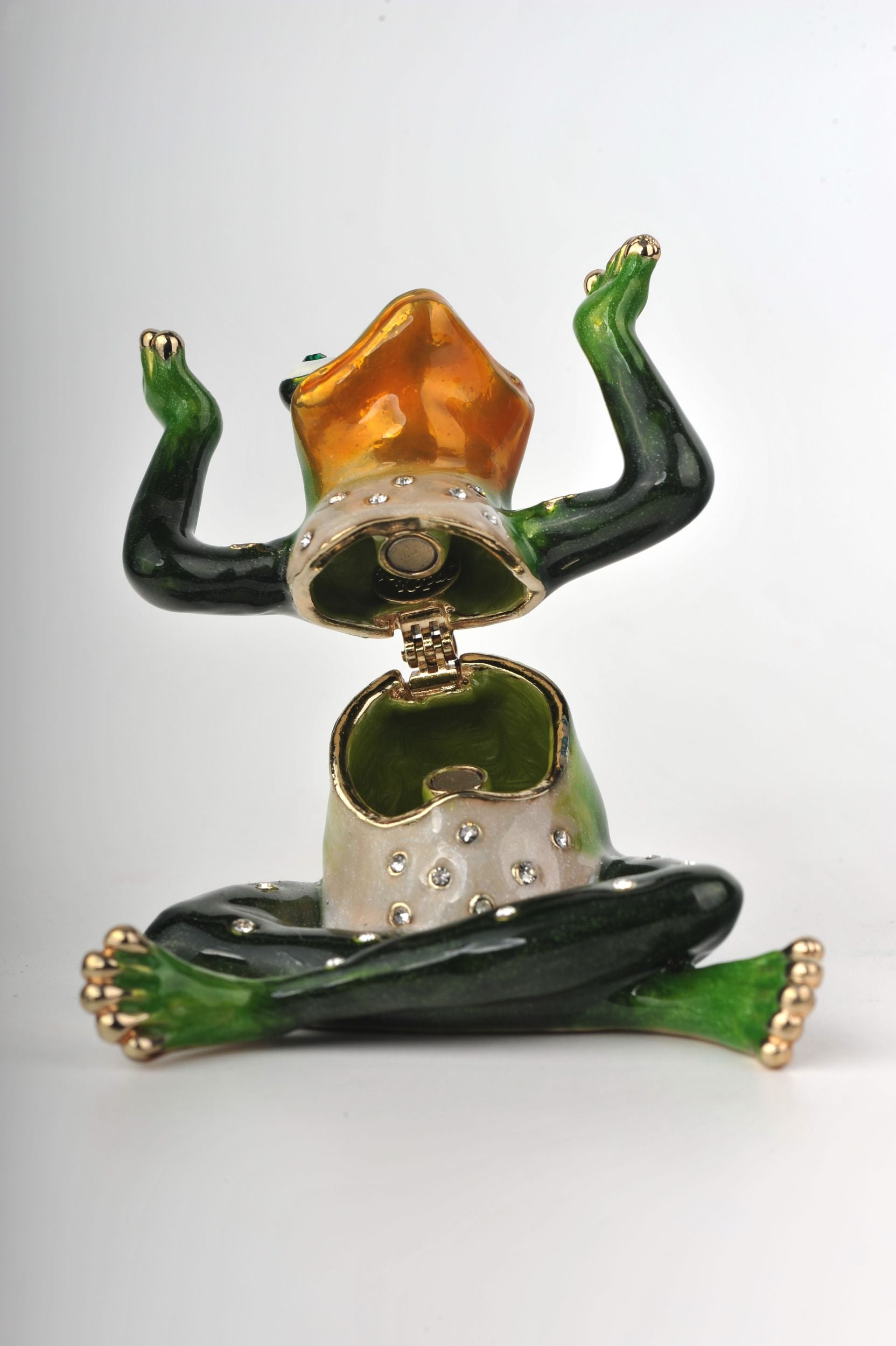 Keren Kopal Baby Frog sitting on a Frog