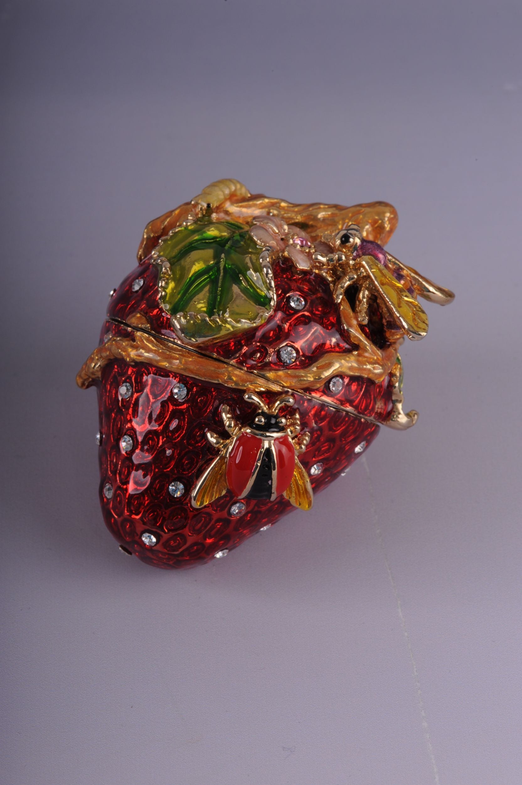 Keren Kopal Bee on a Red Strawberry