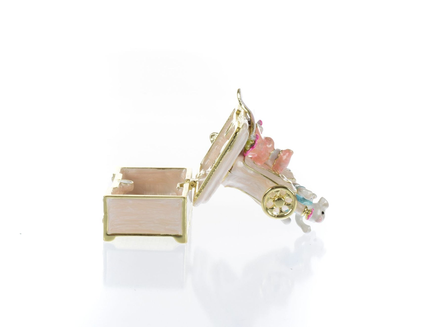 Keren Kopal Mice helping on a vintage sewing machine Trinket Box