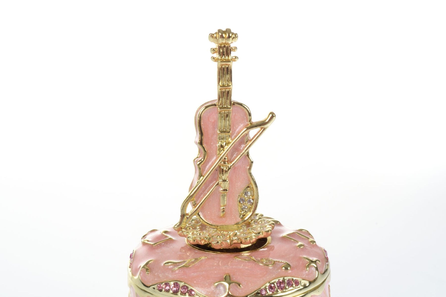 Keren Kopal Pink Musical Violin Wind up Music Box