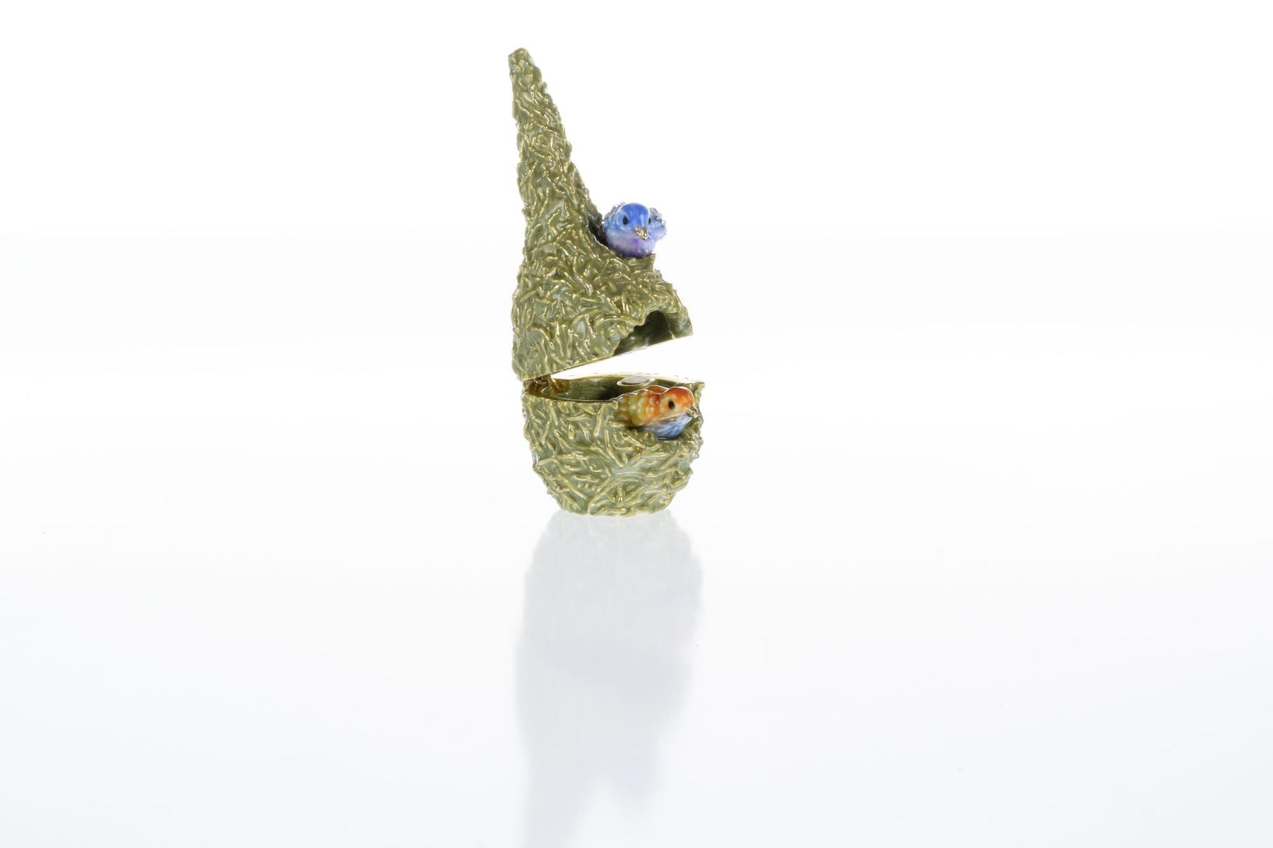 Keren Kopal Two love Birds in a nest Trinket Box