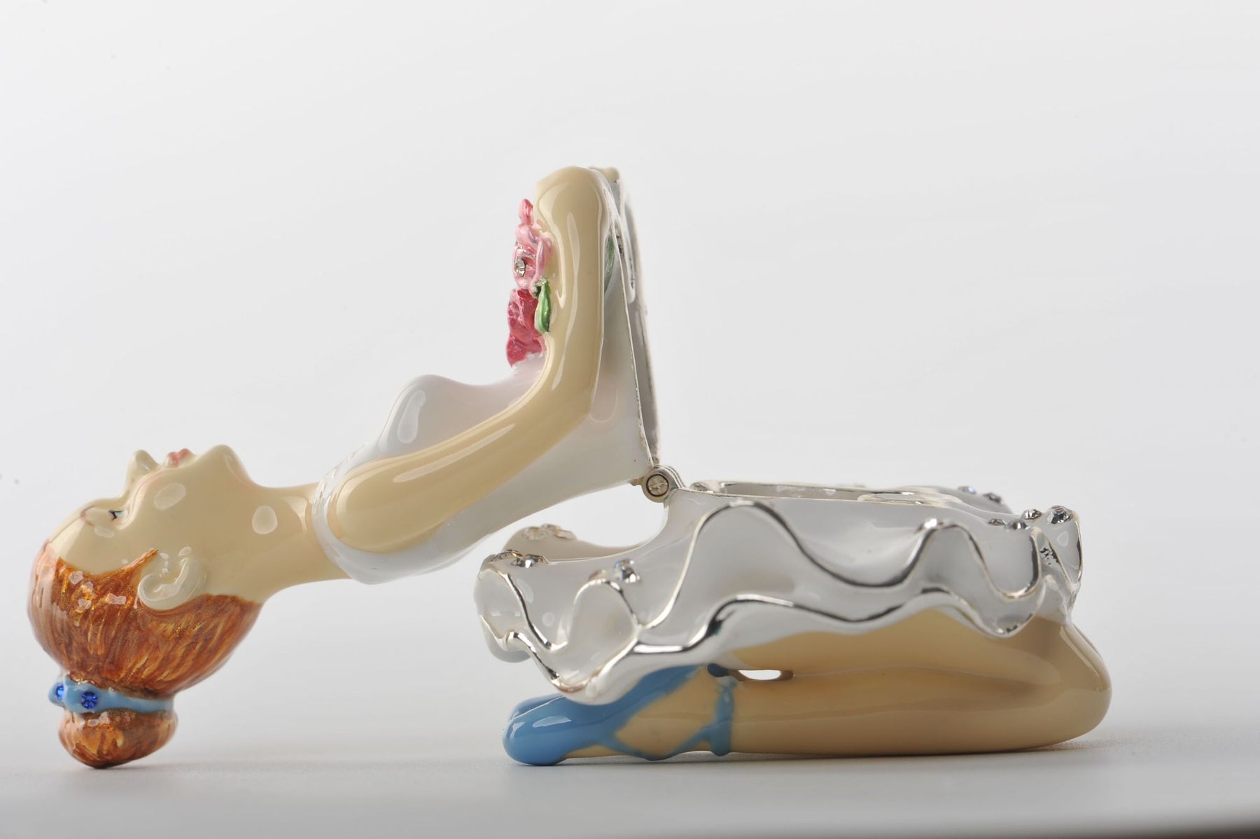 Keren Kopal Ballet Dancer Holding Pink Flowers