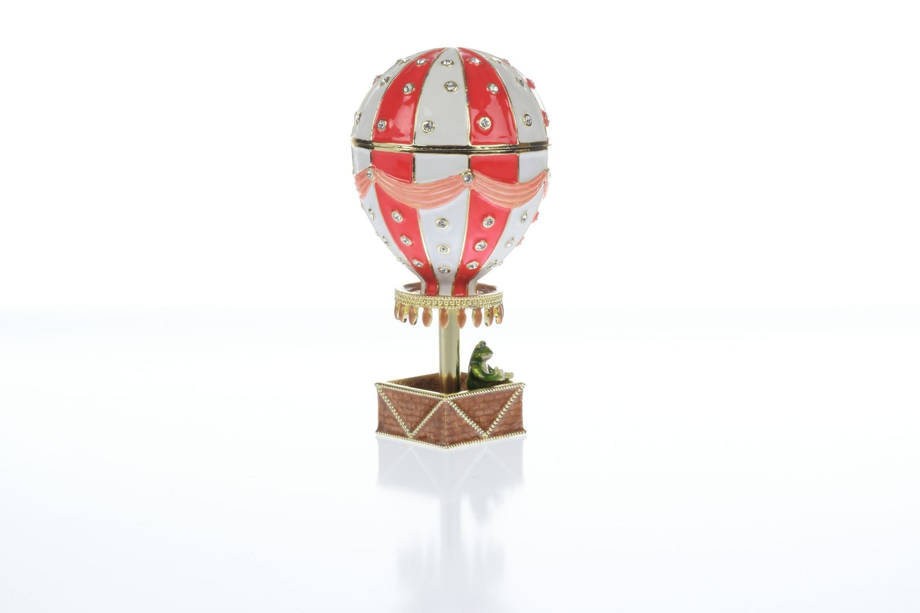 Keren Kopal Red Hot air balloon with frog Limited edition 1-250