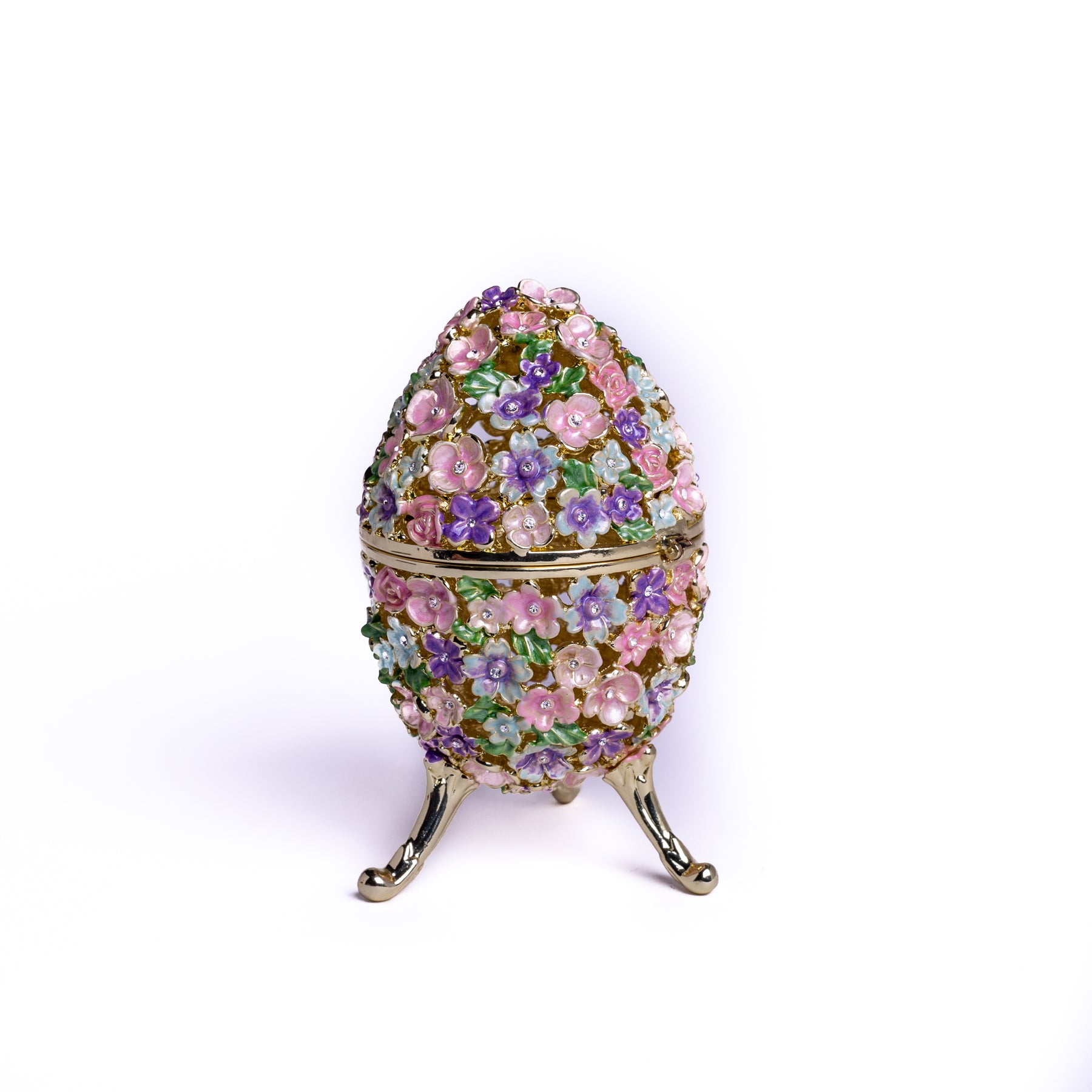 Keren Kopal Russian Egg Decorated with Flowers