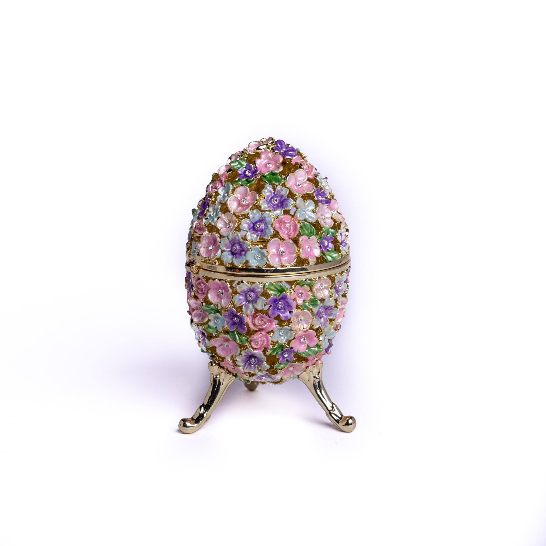 Keren Kopal Russian Egg Decorated with Flowers