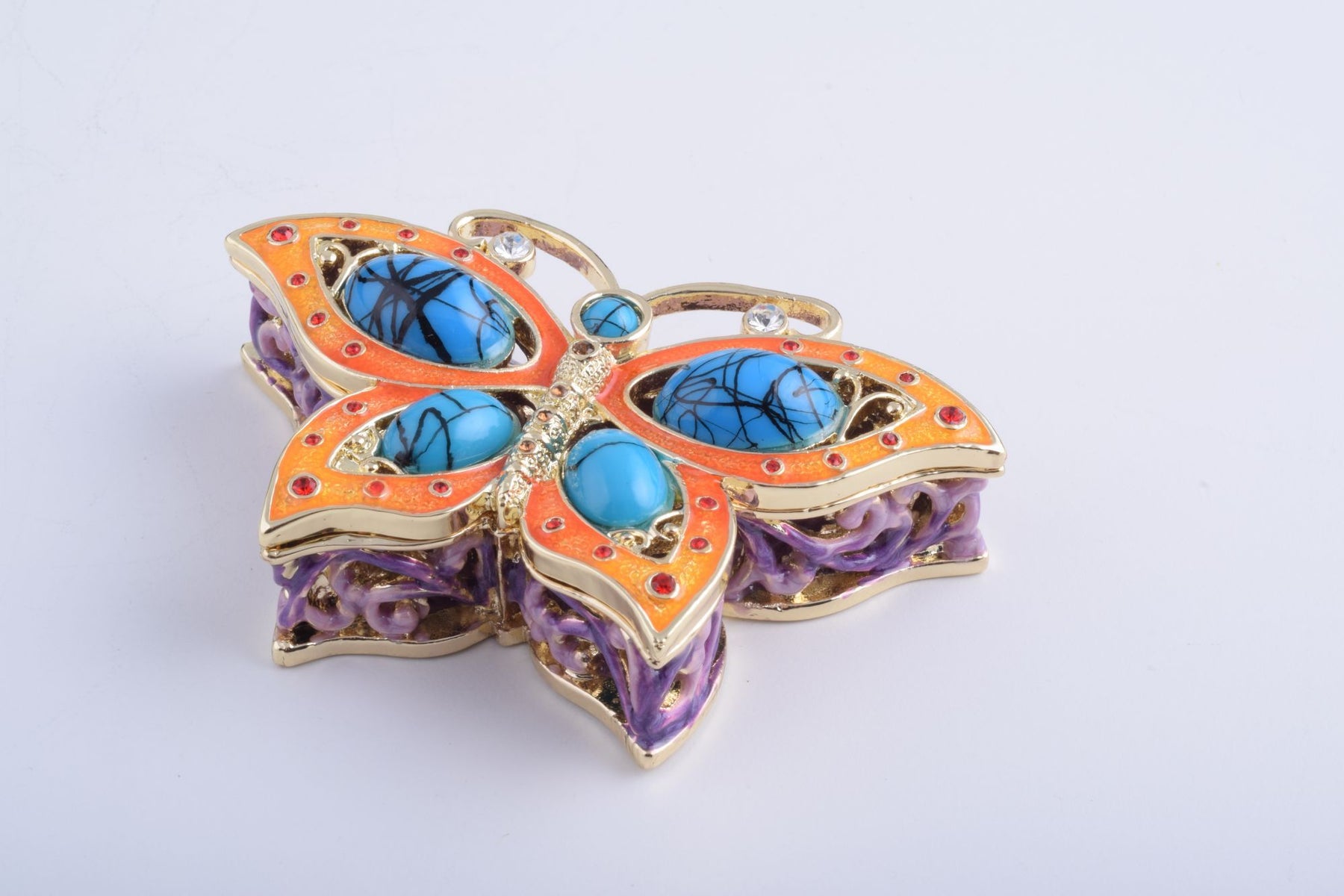 Keren Kopal Blue & Orange Butterfly