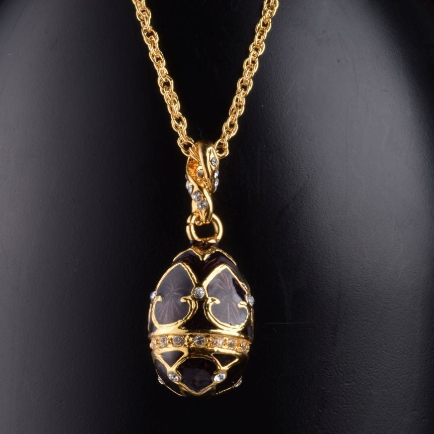 Keren Kopal Purple Egg Pendant Necklace