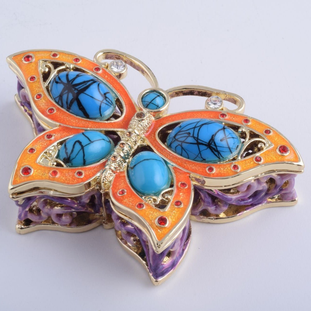 Keren Kopal Blue & Orange Butterfly