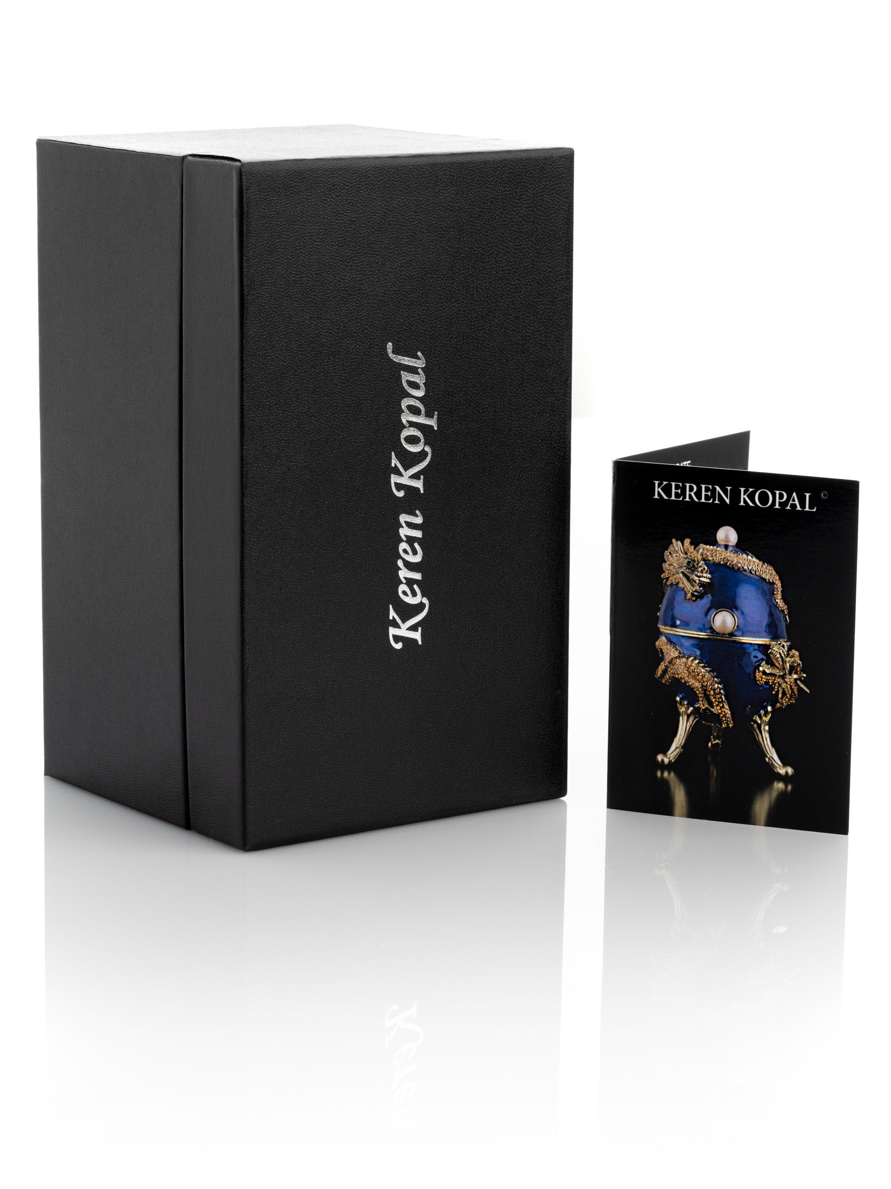 Keren Kopal Pink Umbrella Trinket Box Handmade with Swarovski Crystals