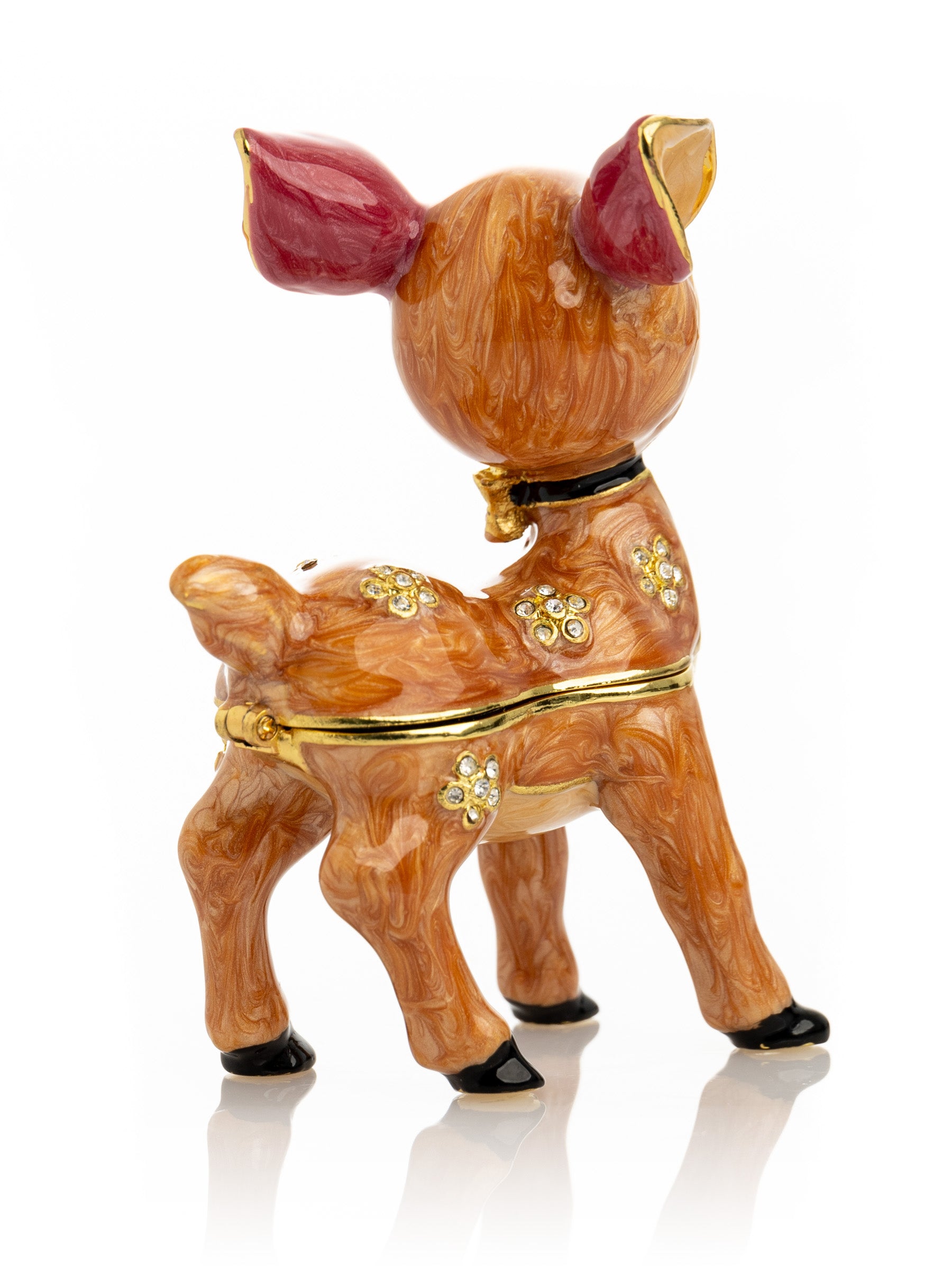 Keren Kopal Brown Fawn Trinket Box