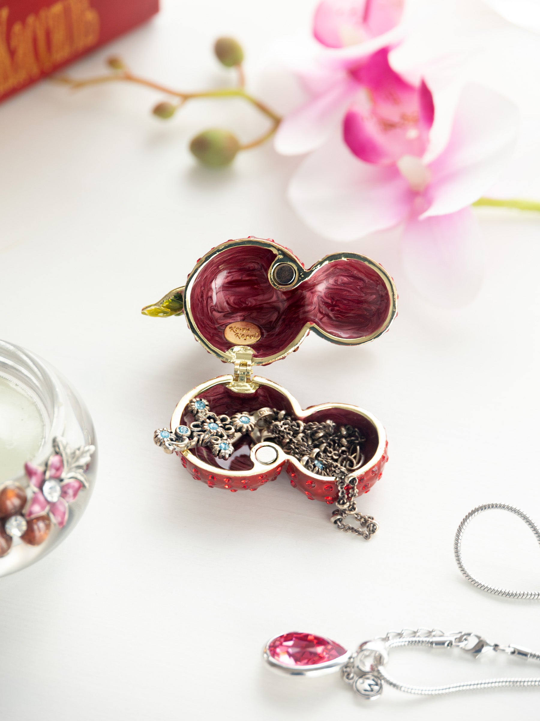 Keren Kopal Cherry Trinket Box