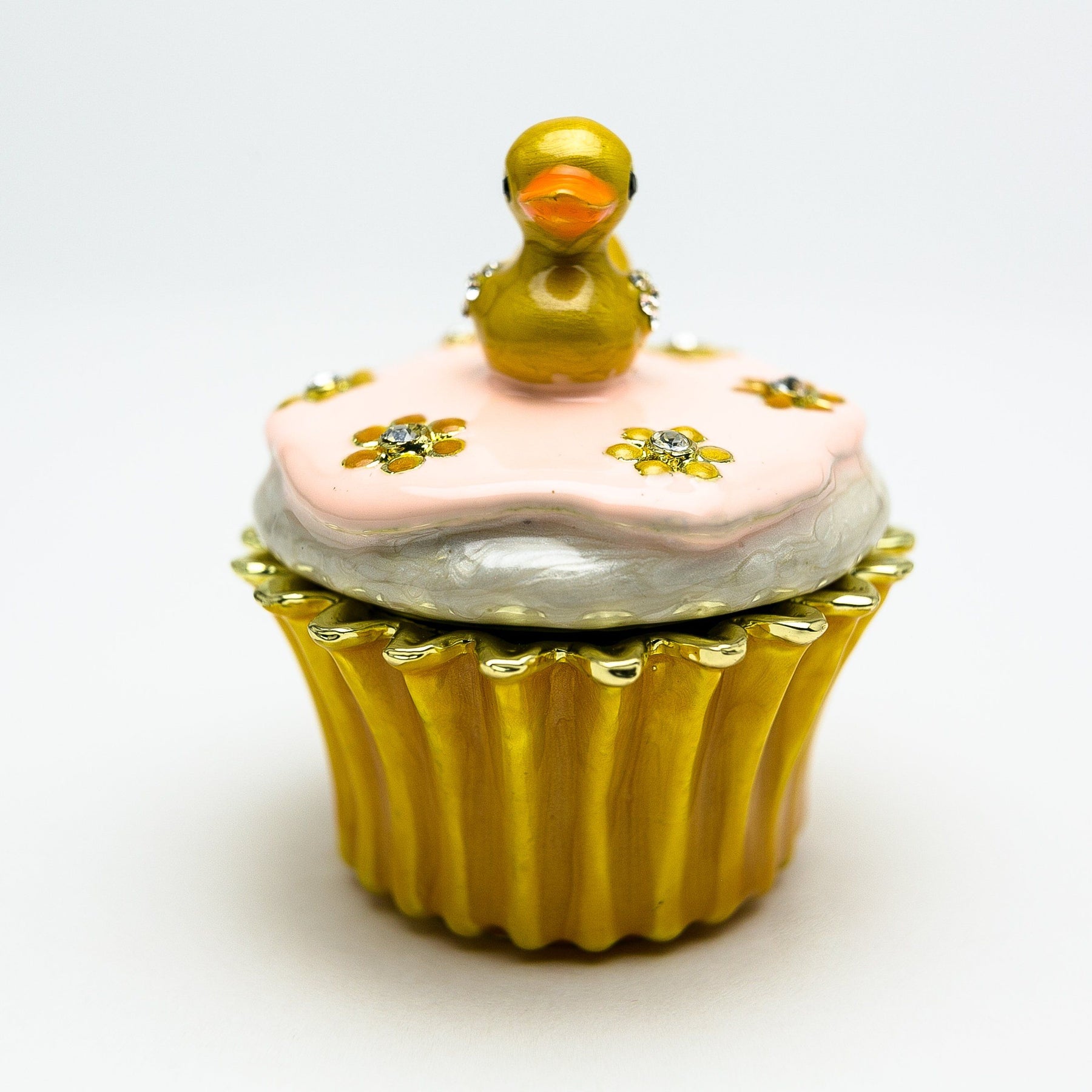 Keren Kopal Yellow Duck on Cupcake
