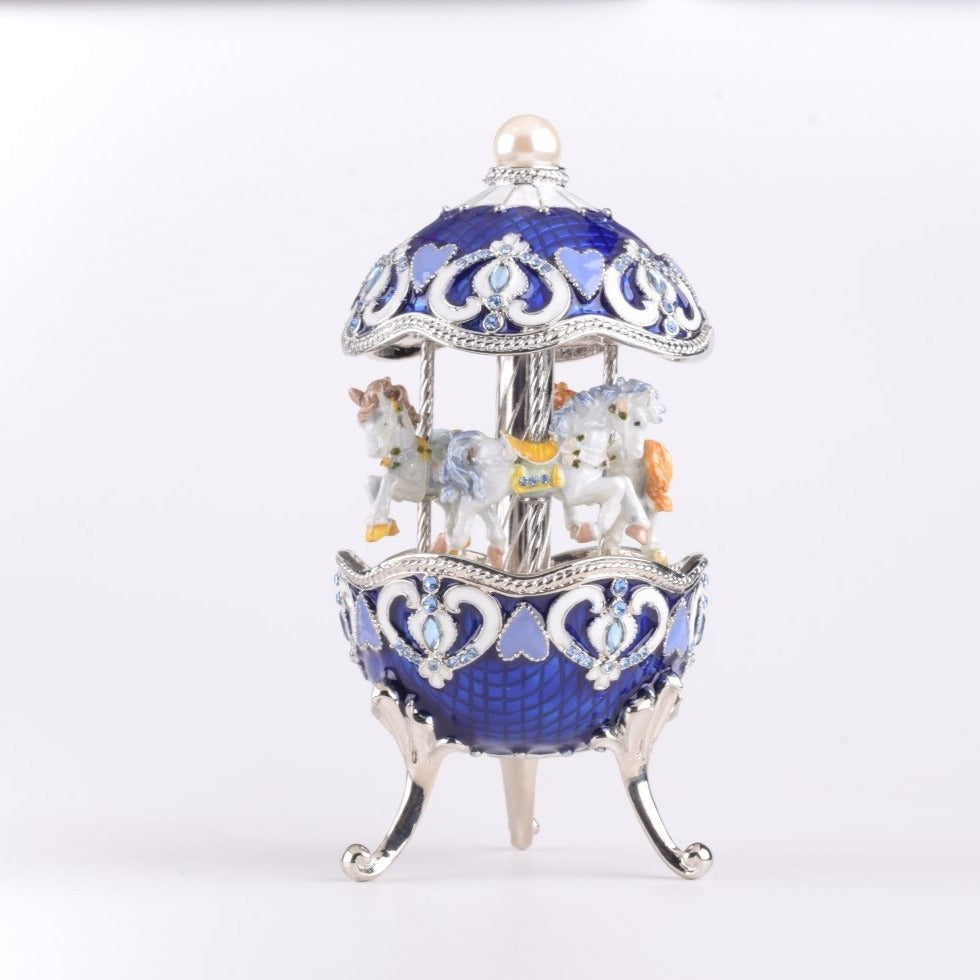 Keren Kopal Blue Wind up Musical Carousel