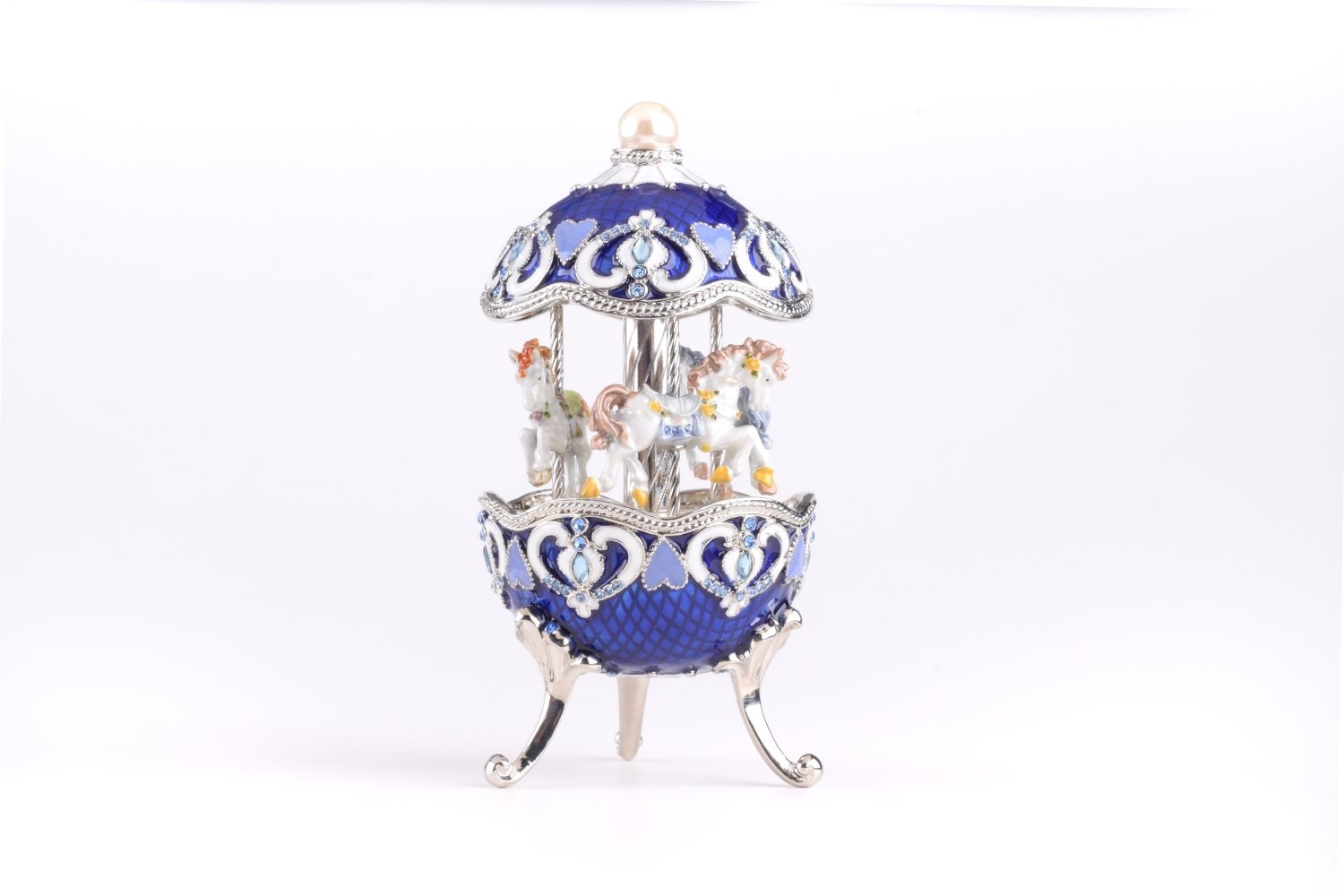 Keren Kopal Blue Wind up Musical Carousel