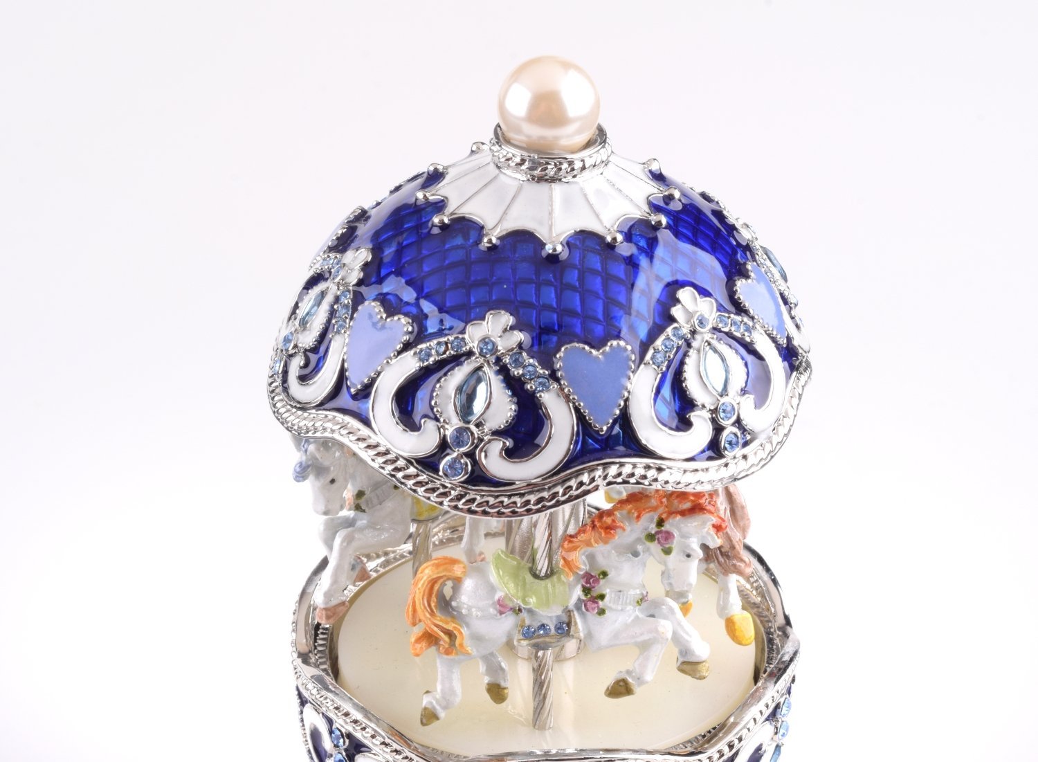 Keren Kopal Blue Wind up Musical Carousel