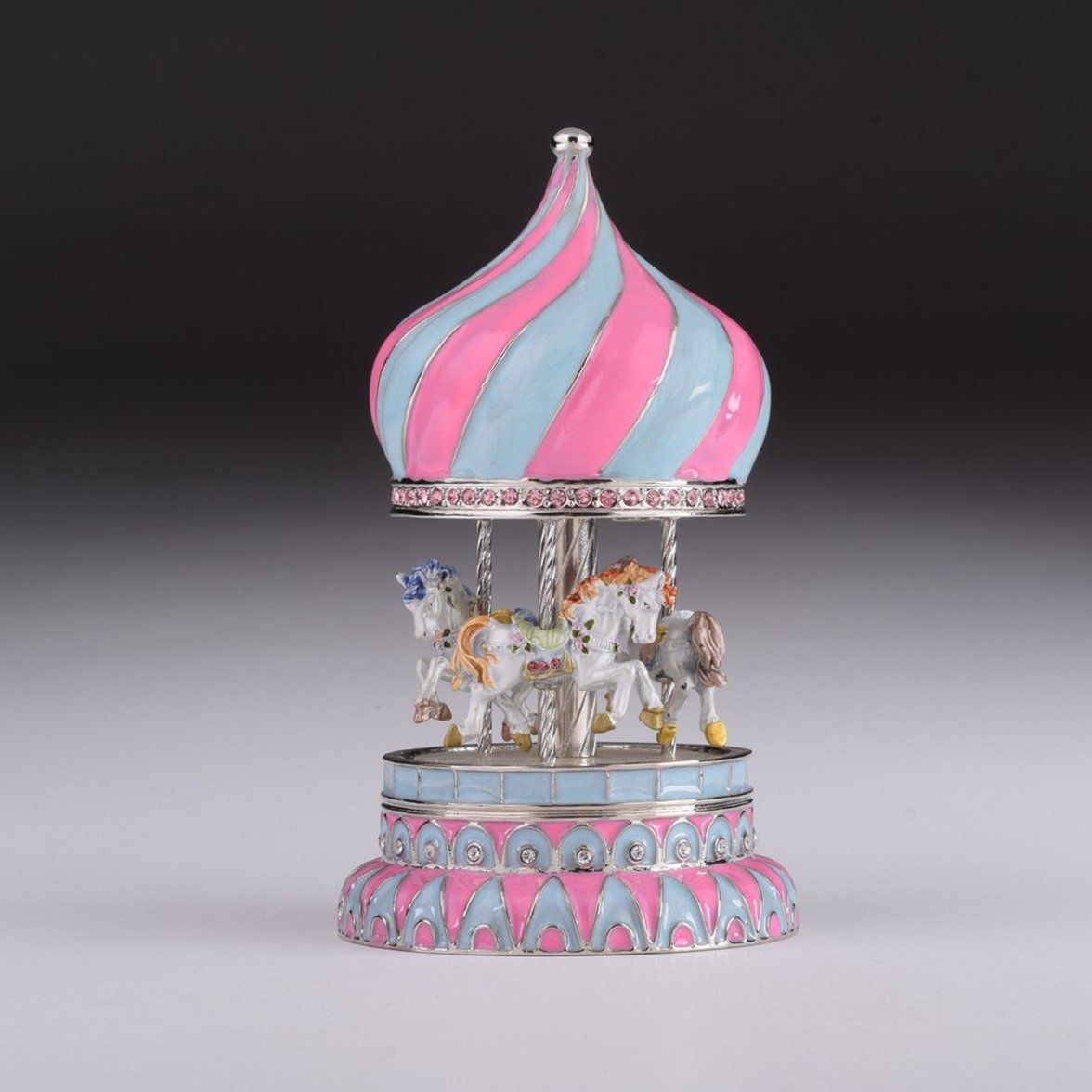 Keren Kopal Pink Wind up Musical Carousel