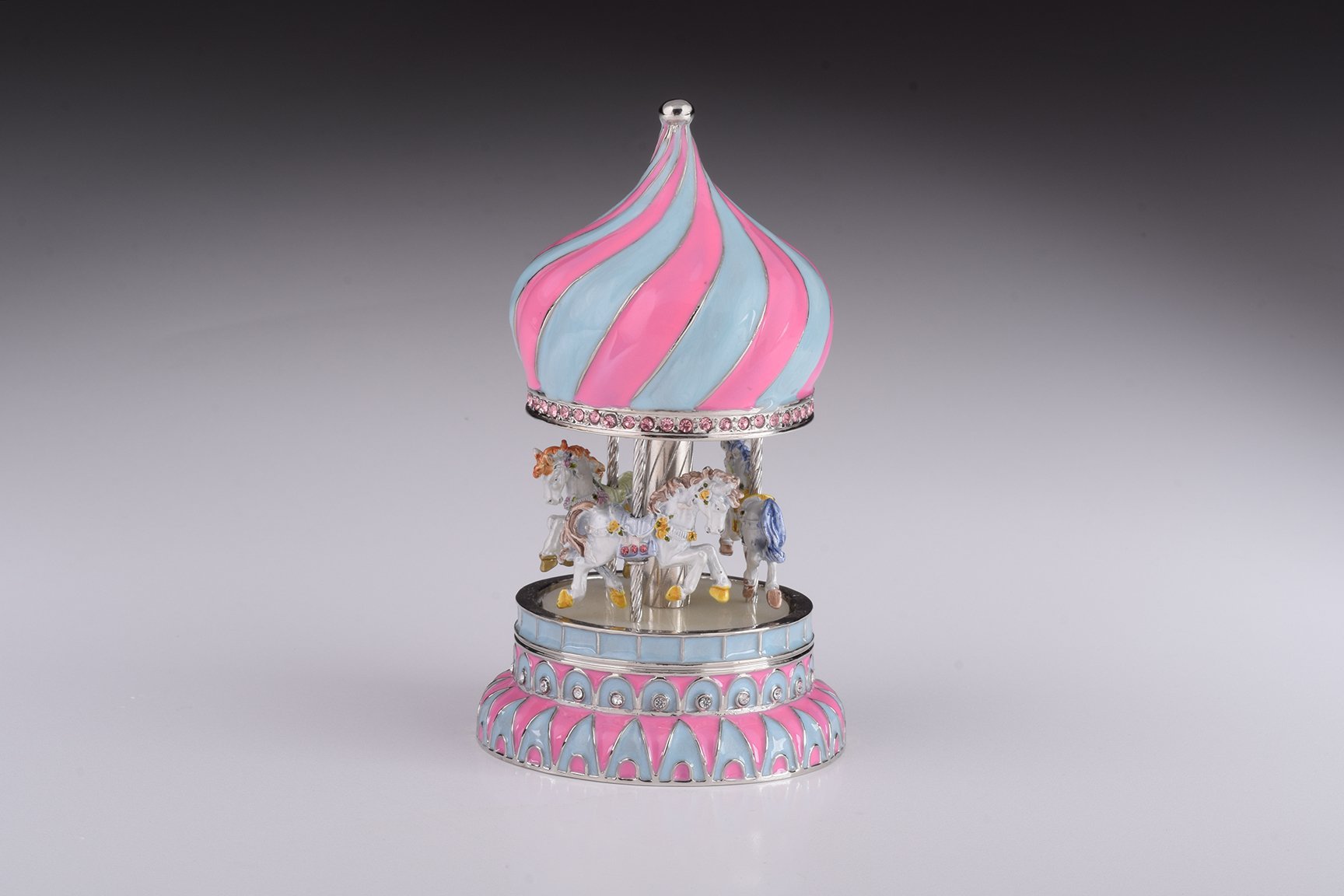 Keren Kopal Pink Wind up Musical Carousel