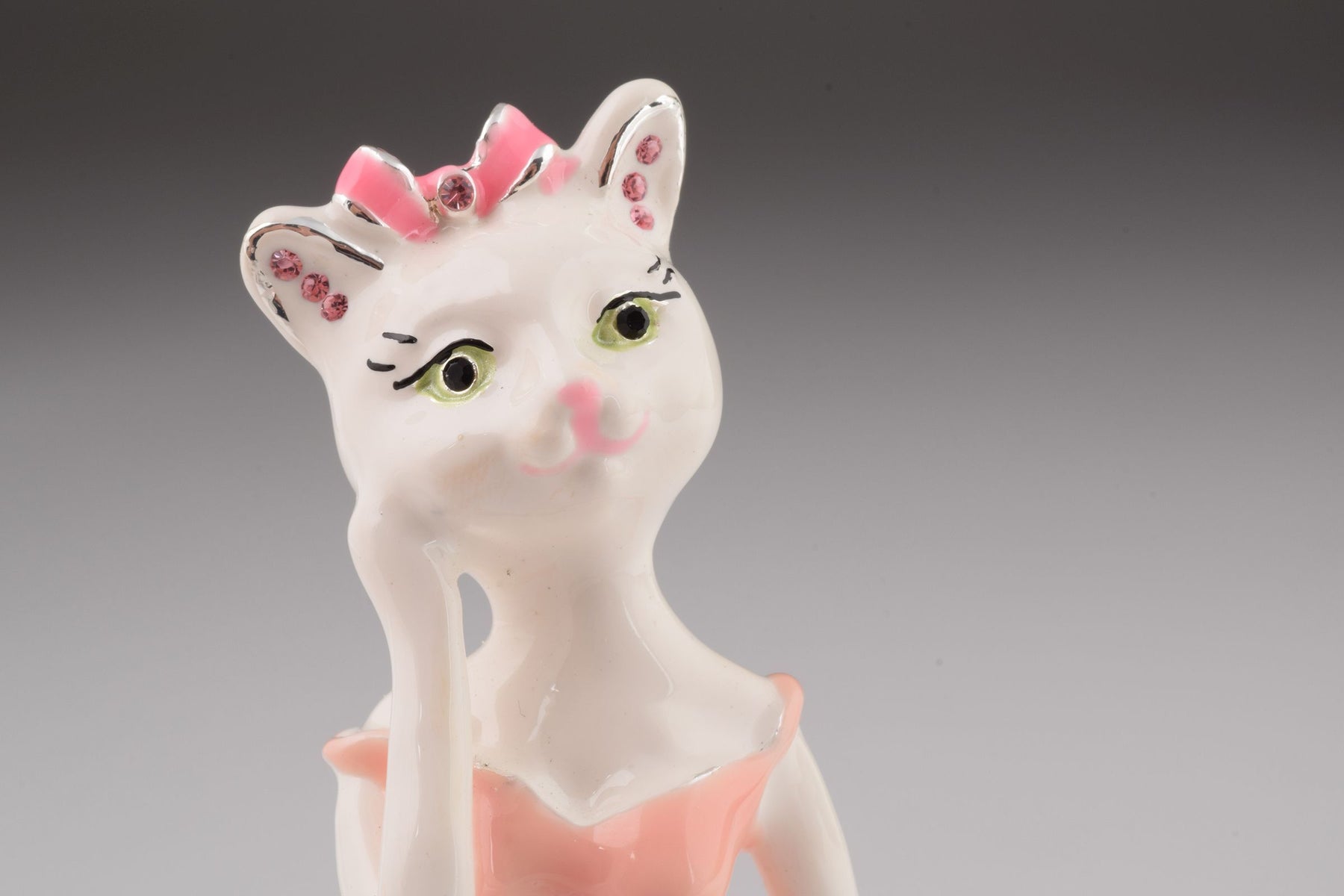 Keren Kopal Cat with Pink Dress
