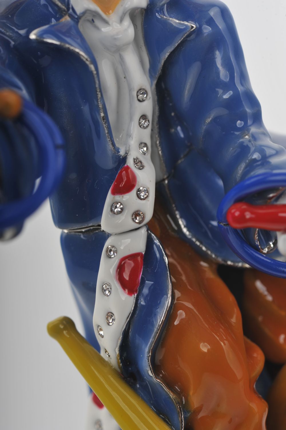 Keren Kopal Circus Clown Juggles on a Unicycle