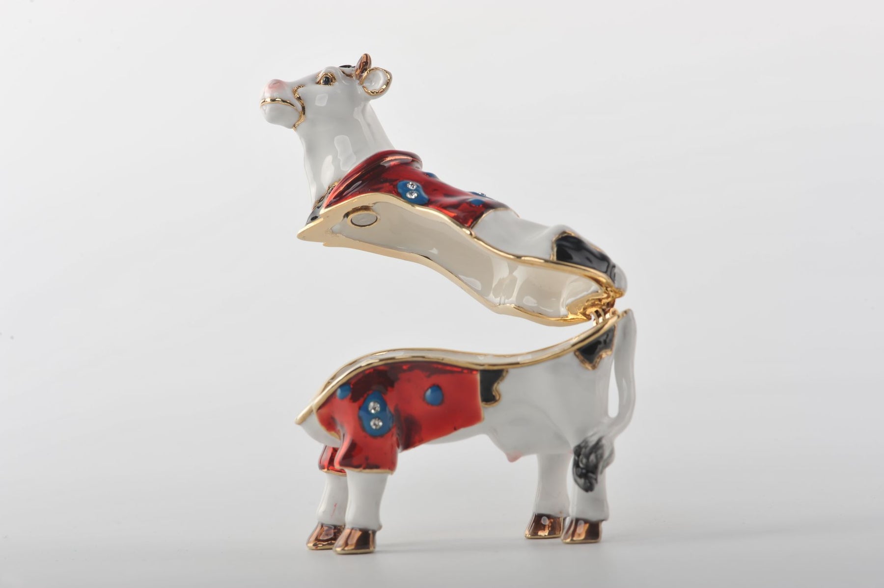 Keren Kopal Cow with a Red Shirt