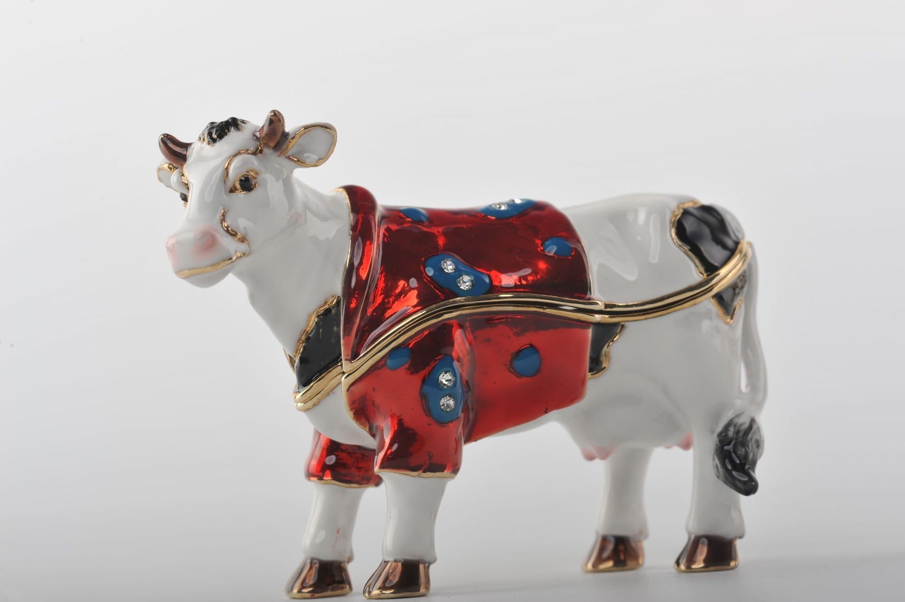 Keren Kopal Cow with a Red Shirt