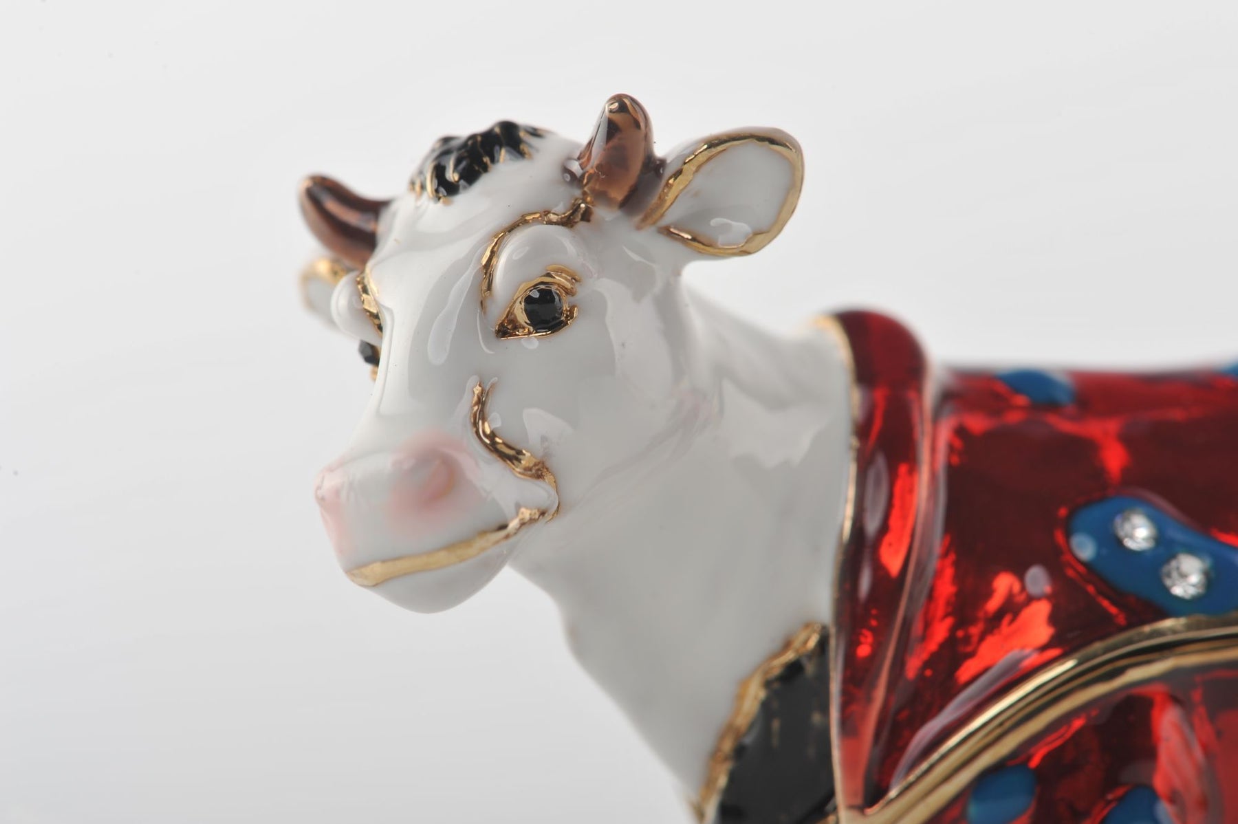 Keren Kopal Cow with a Red Shirt