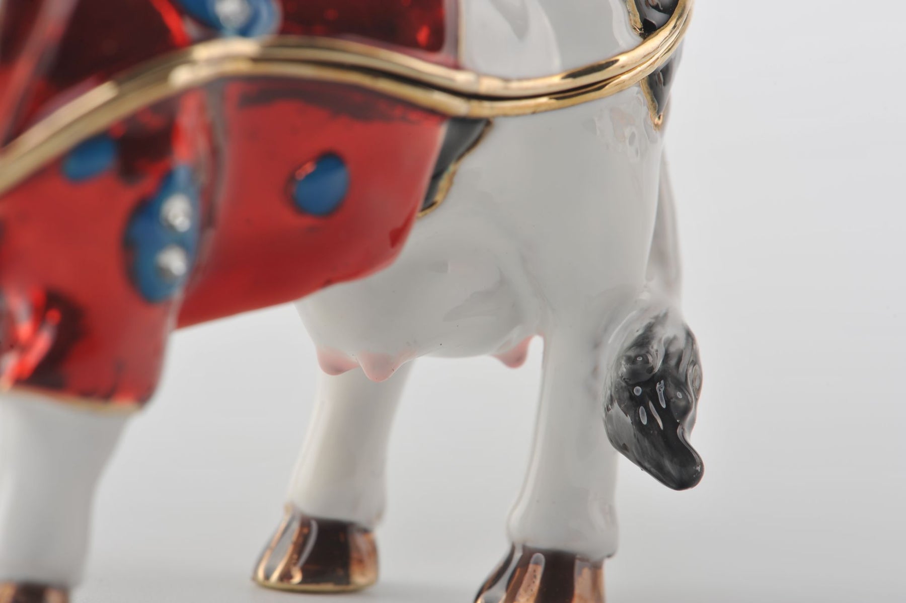 Keren Kopal Cow with a Red Shirt