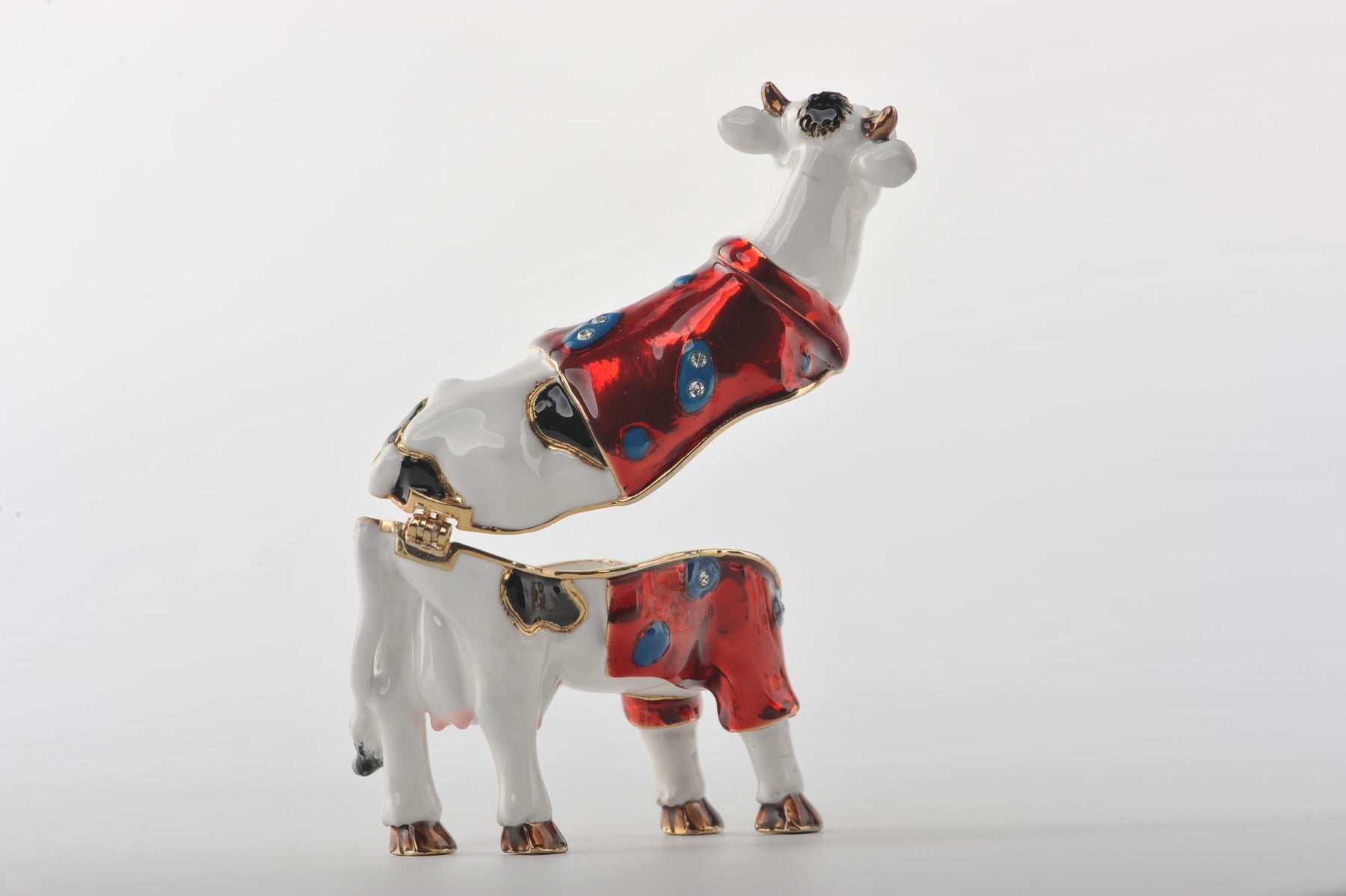 Keren Kopal Cow with a Red Shirt