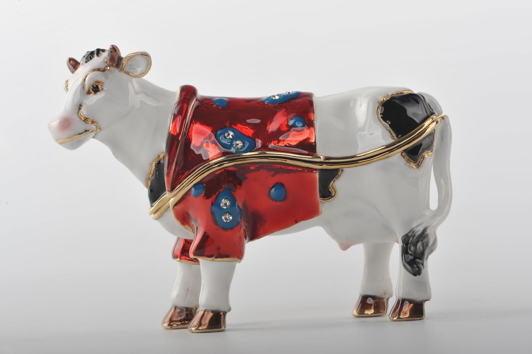 Keren Kopal Cow with a Red Shirt
