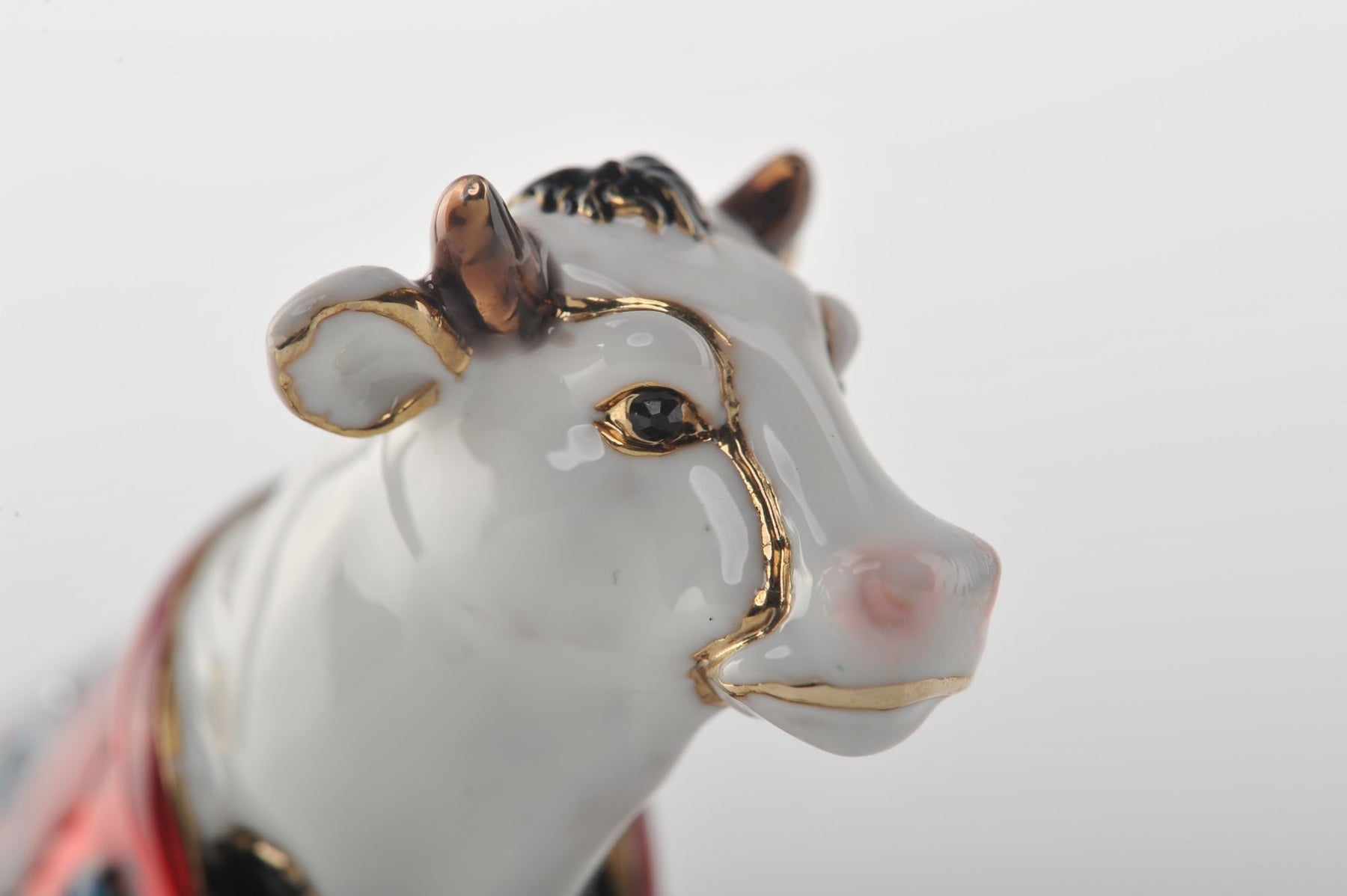 Keren Kopal Cow with a Red Shirt