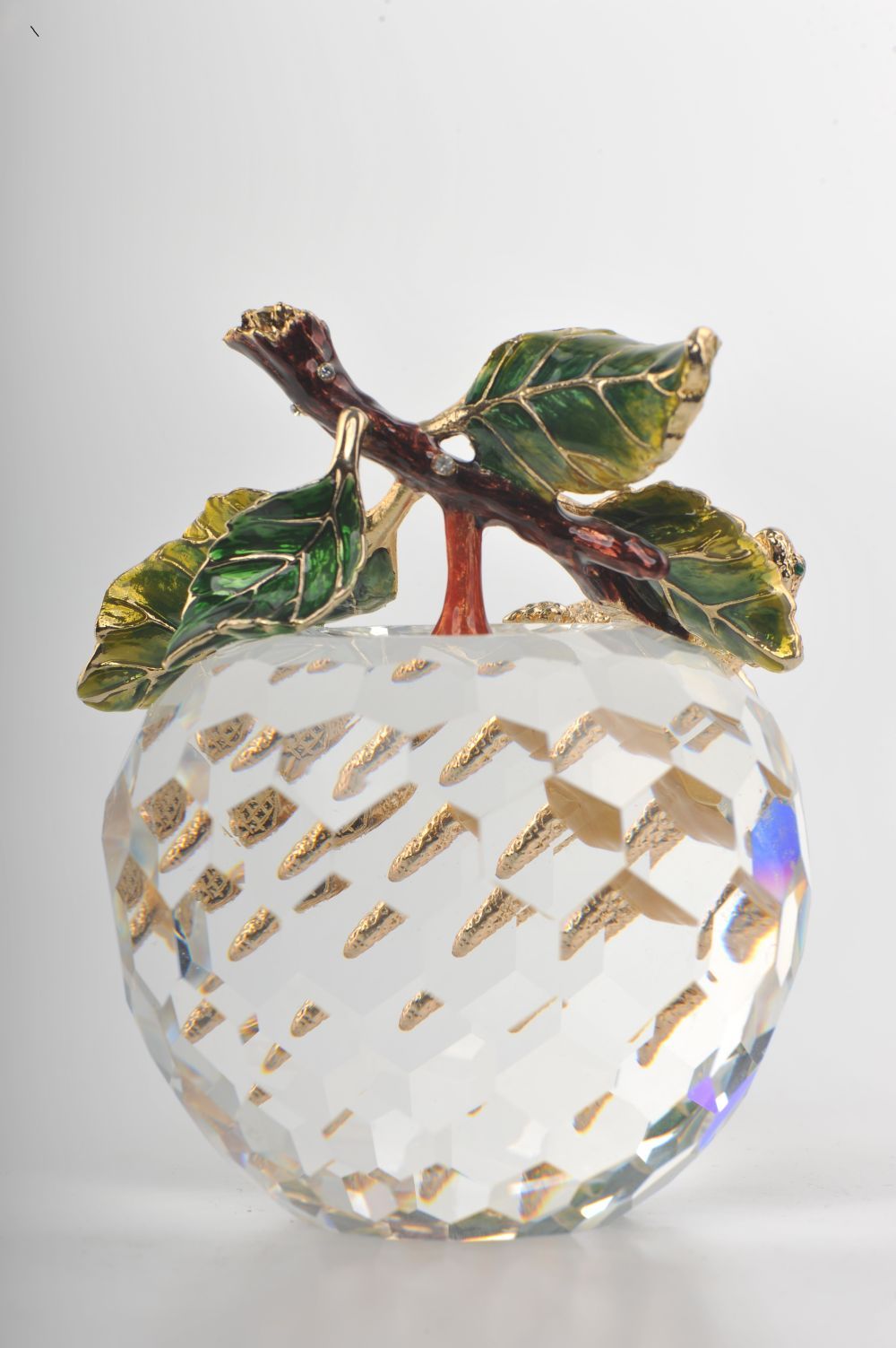 Keren Kopal Crystal Apple with a Turtle